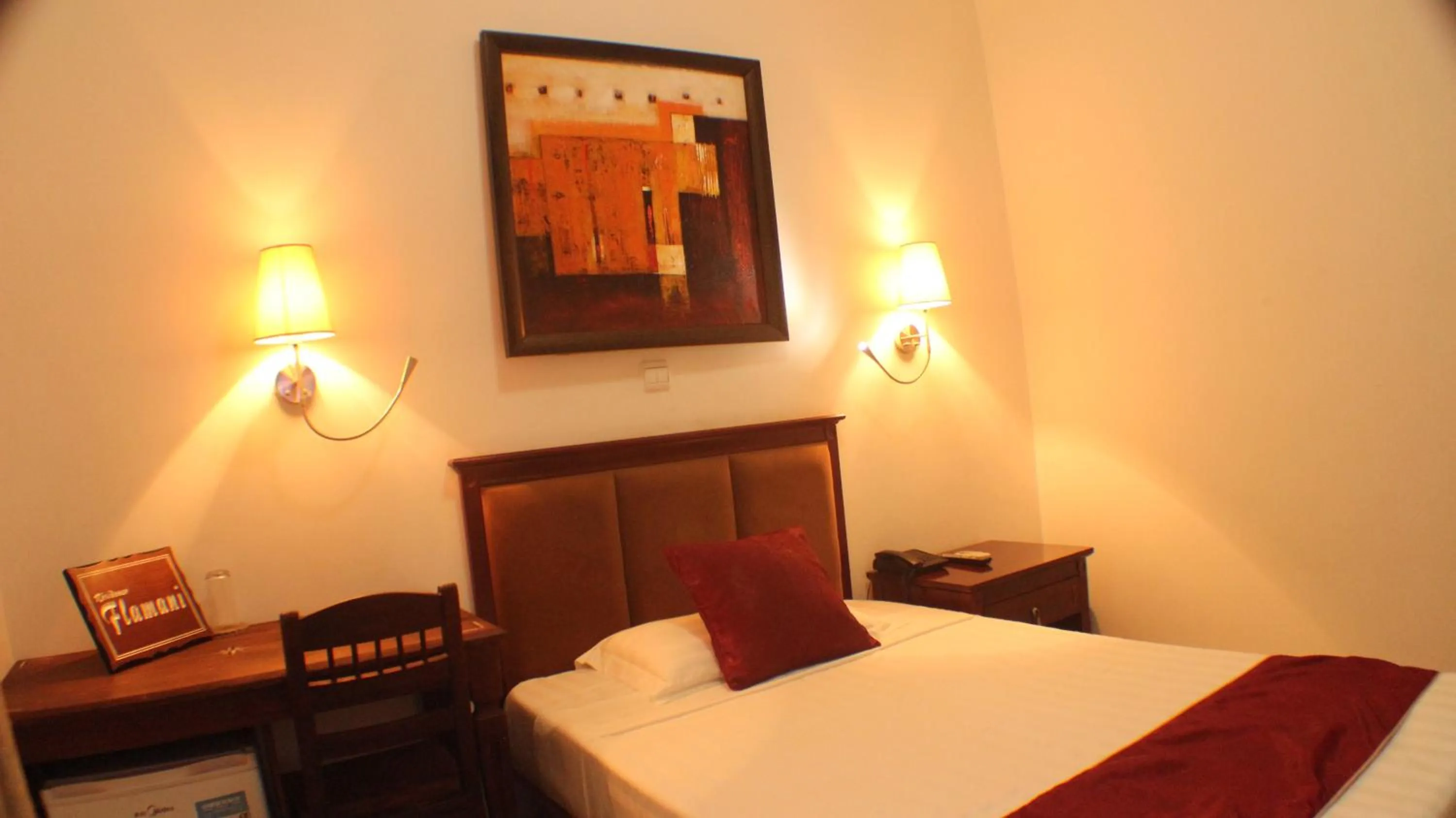 Bedroom, Bed in Hotel Residence Flamani