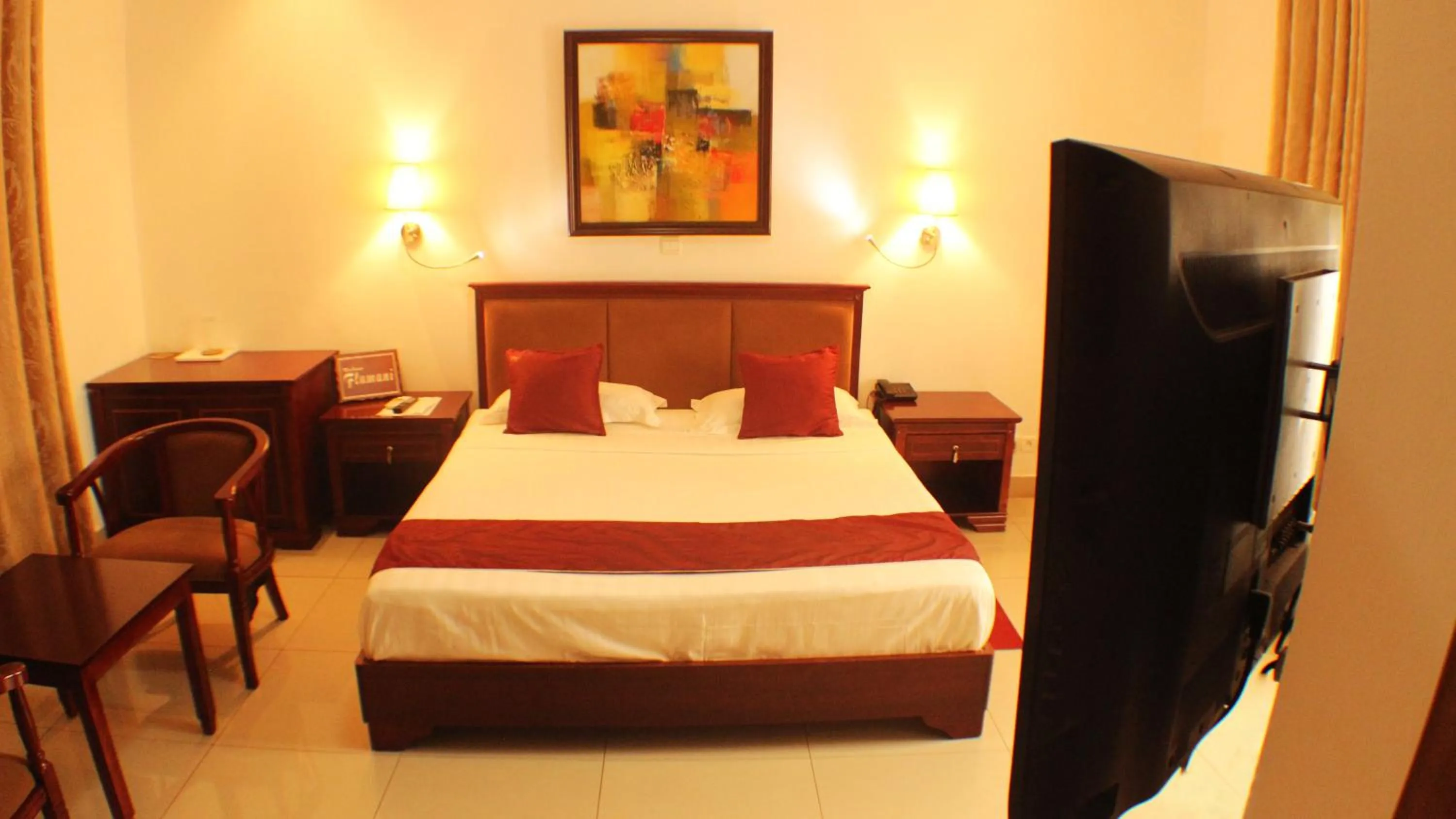 Bedroom, Bed in Hotel Residence Flamani