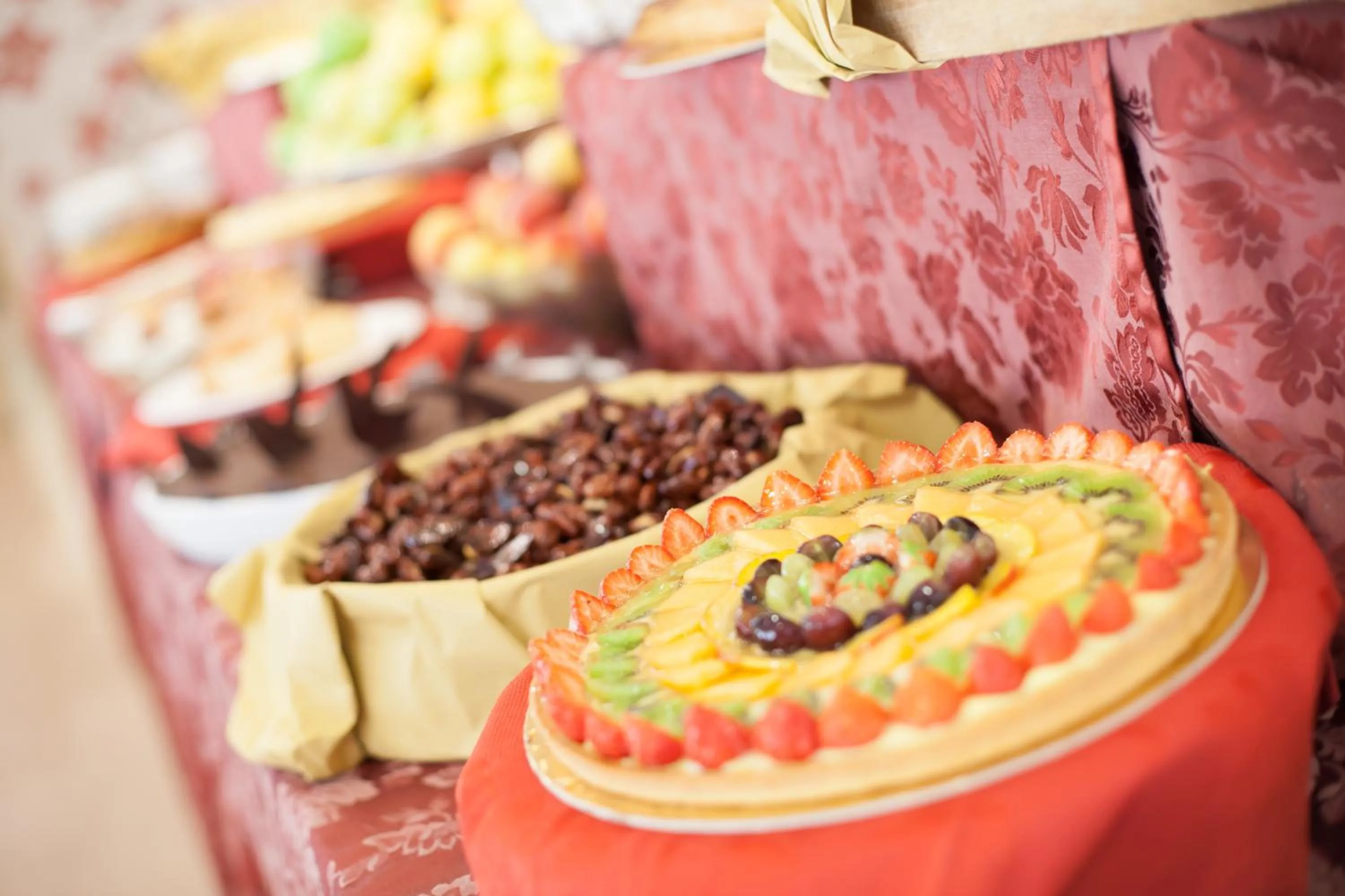 Food close-up in Hotel Garden