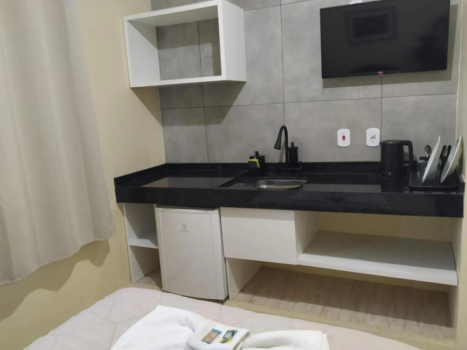 Kitchen or kitchenette in Hotel Garfo de Ouro