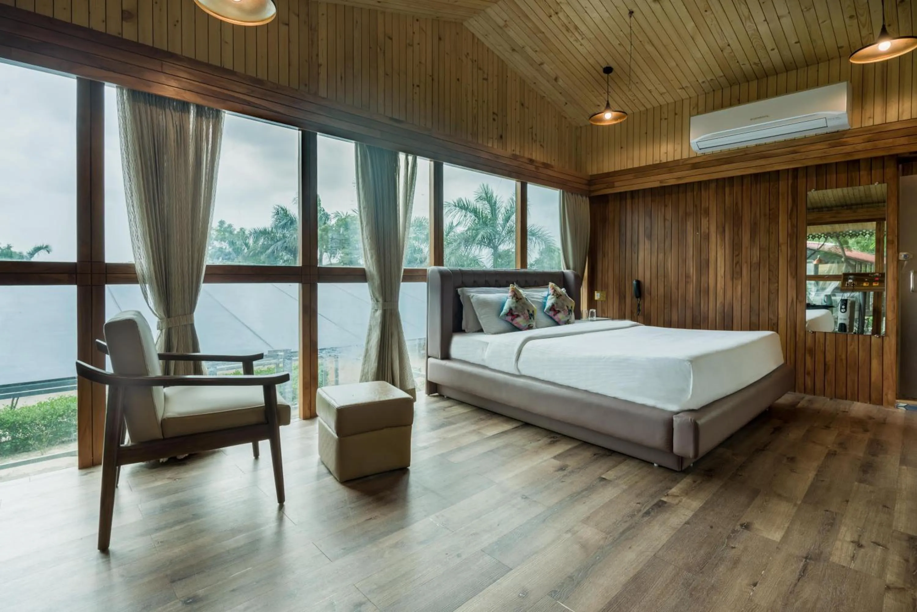 Bed in Visamo Nalsarovar Resort, Ahmedabad