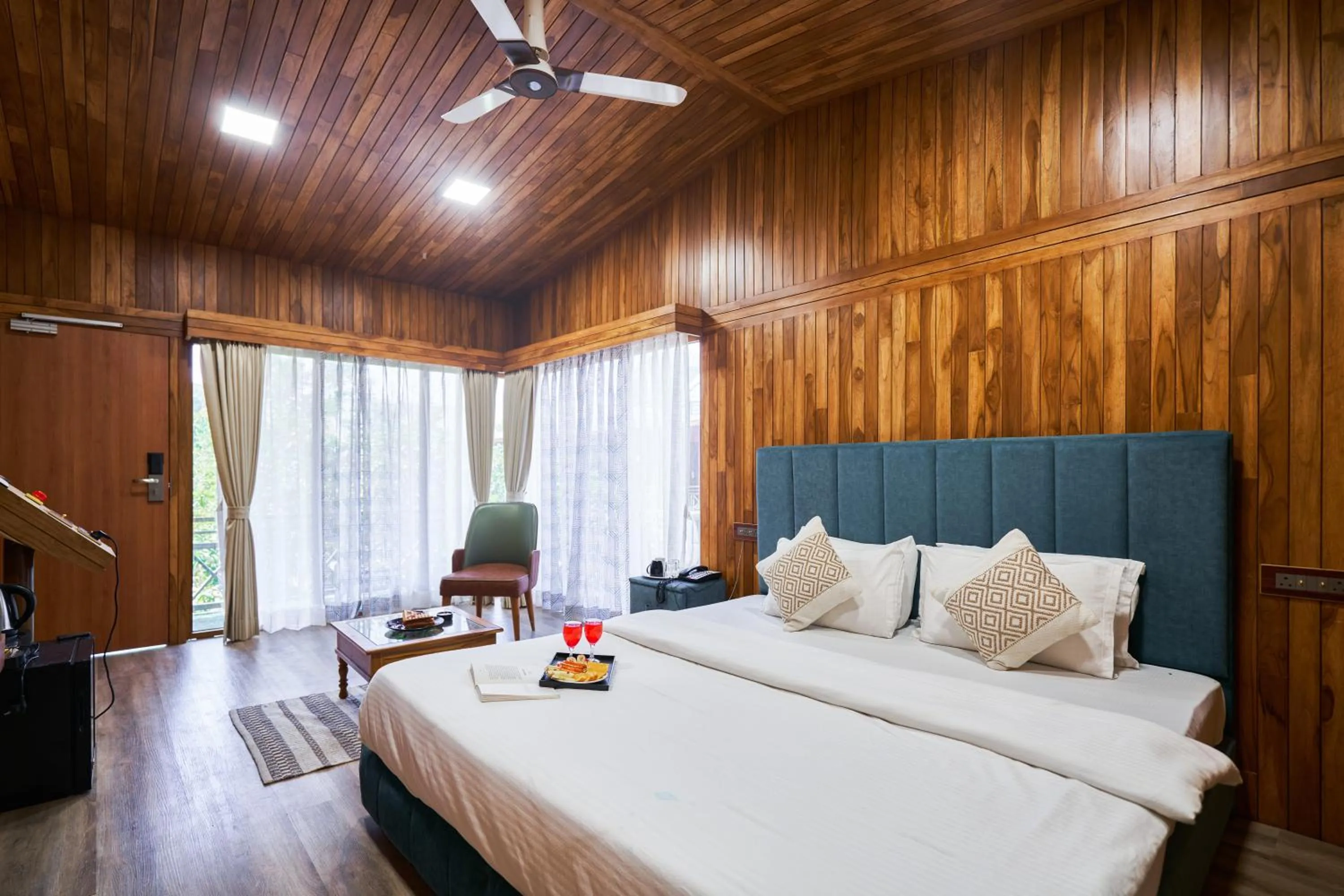 Bed in Visamo Nalsarovar Resort, Ahmedabad