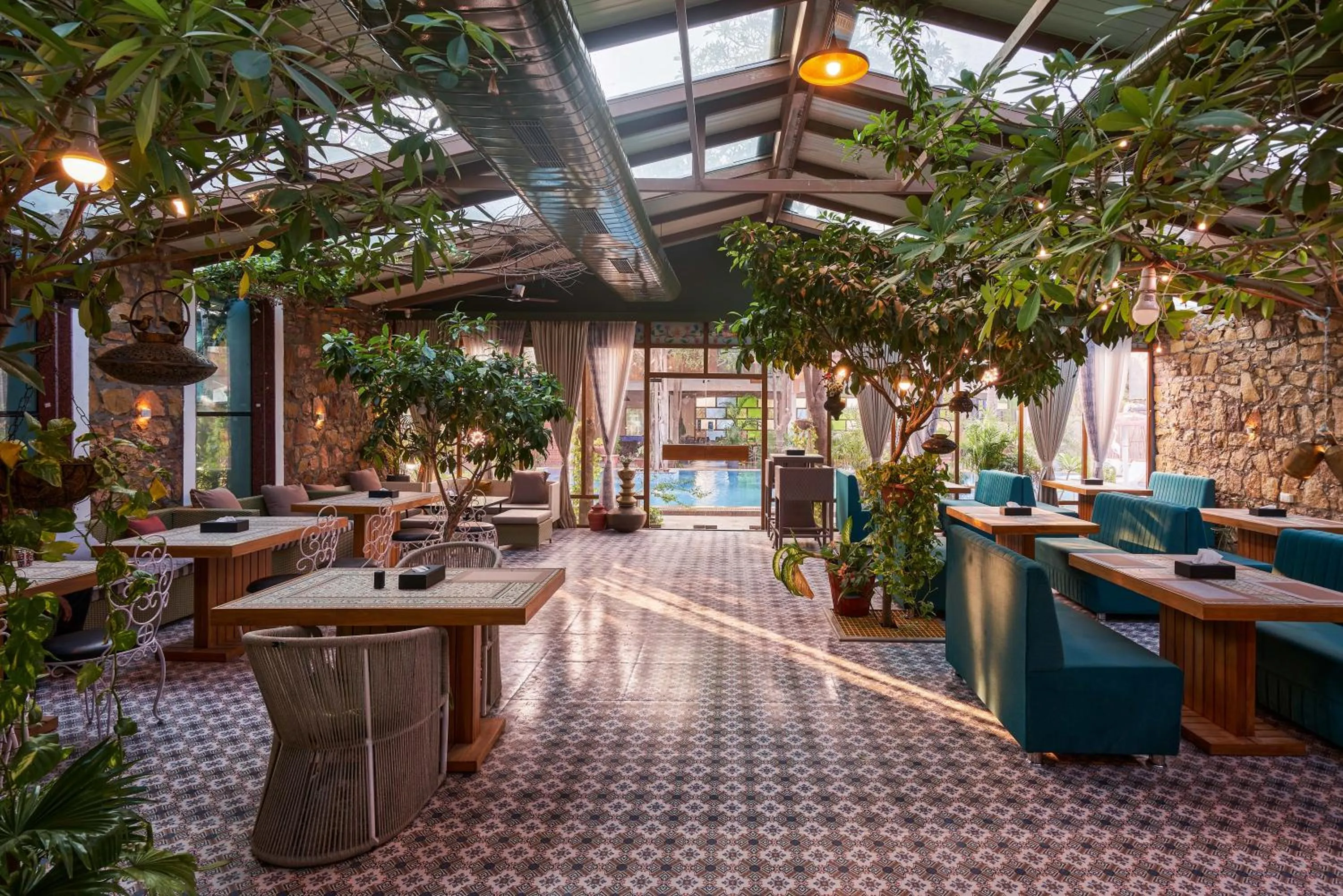 Restaurant/places to eat in Visamo Nalsarovar Resort, Ahmedabad