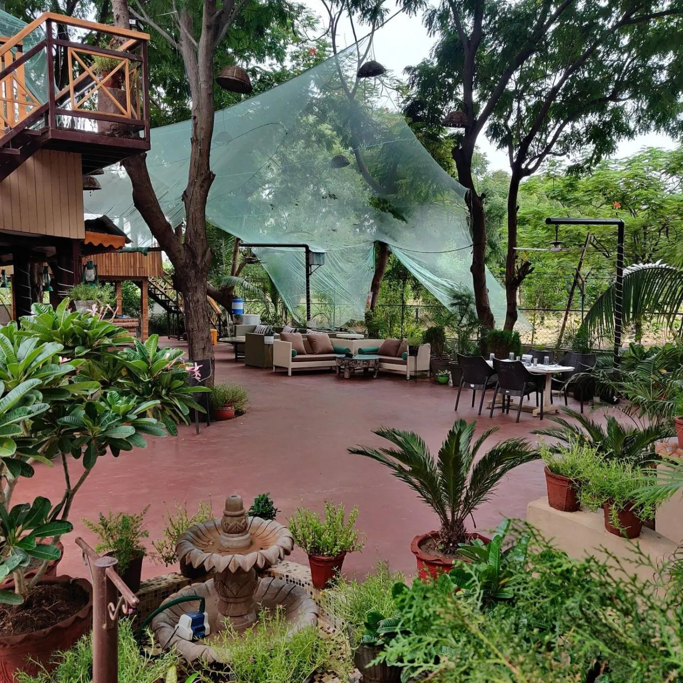 Garden in Visamo Nalsarovar Resort, Ahmedabad