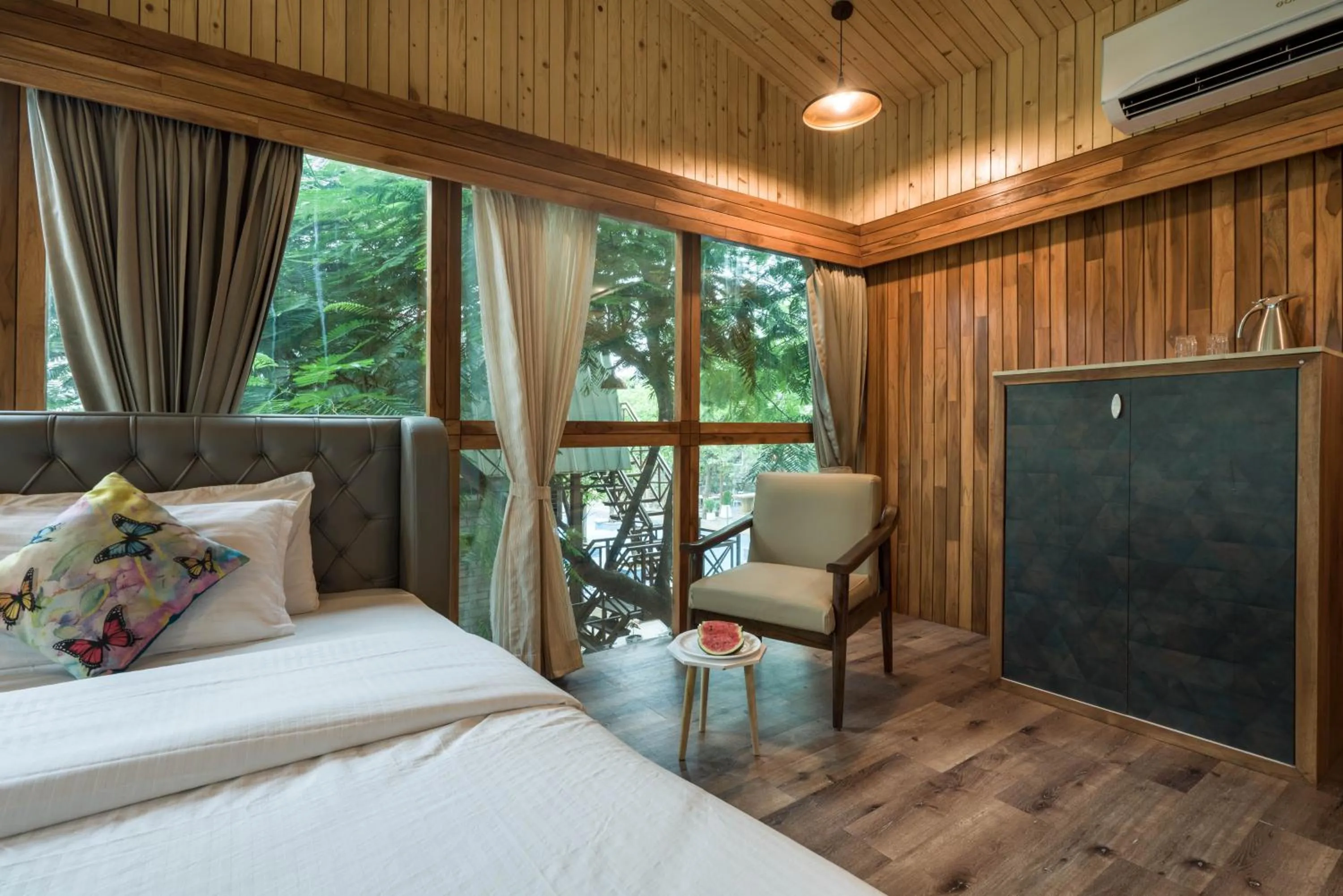 Bed in Visamo Nalsarovar Resort, Ahmedabad