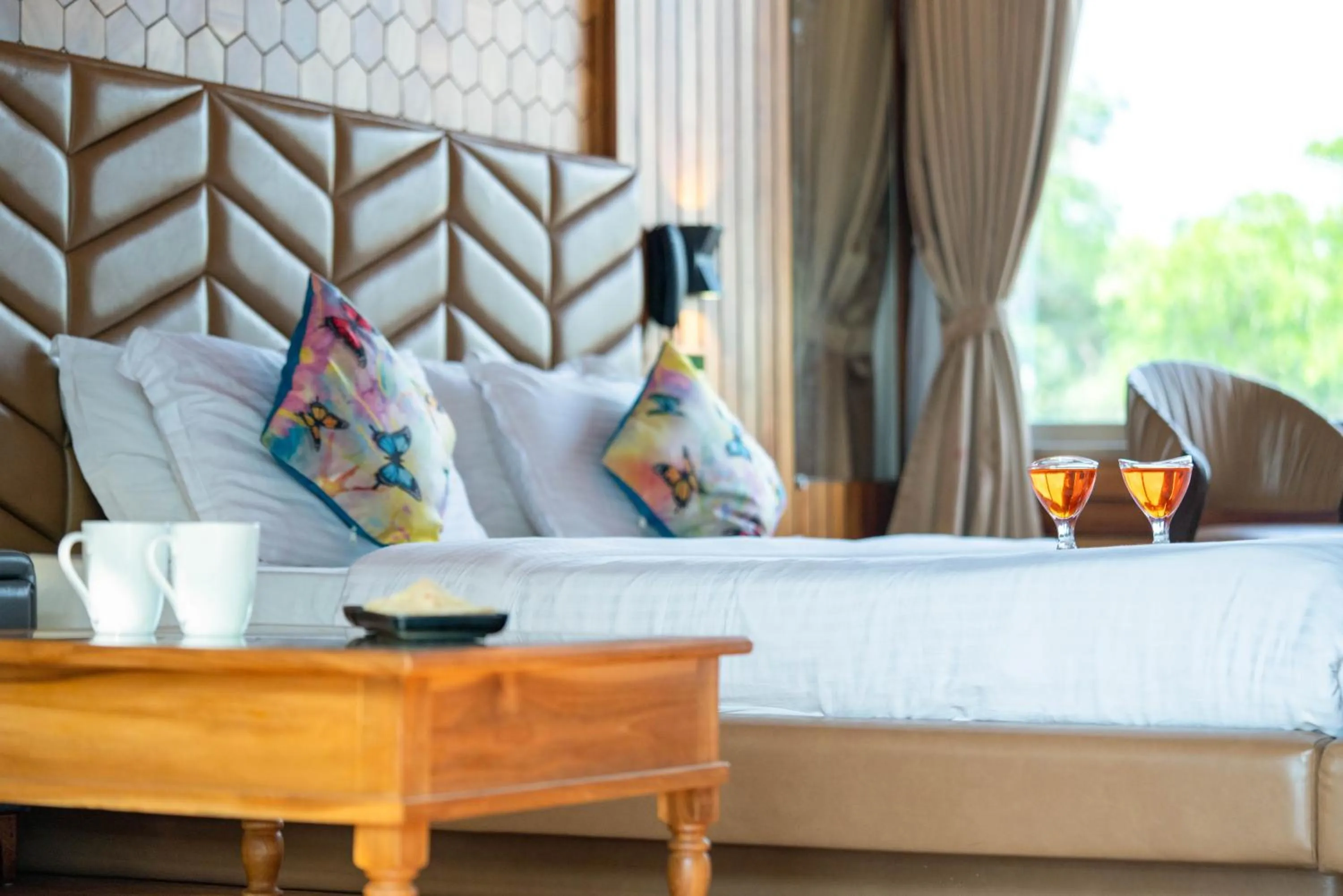 Bed in Visamo Nalsarovar Resort, Ahmedabad