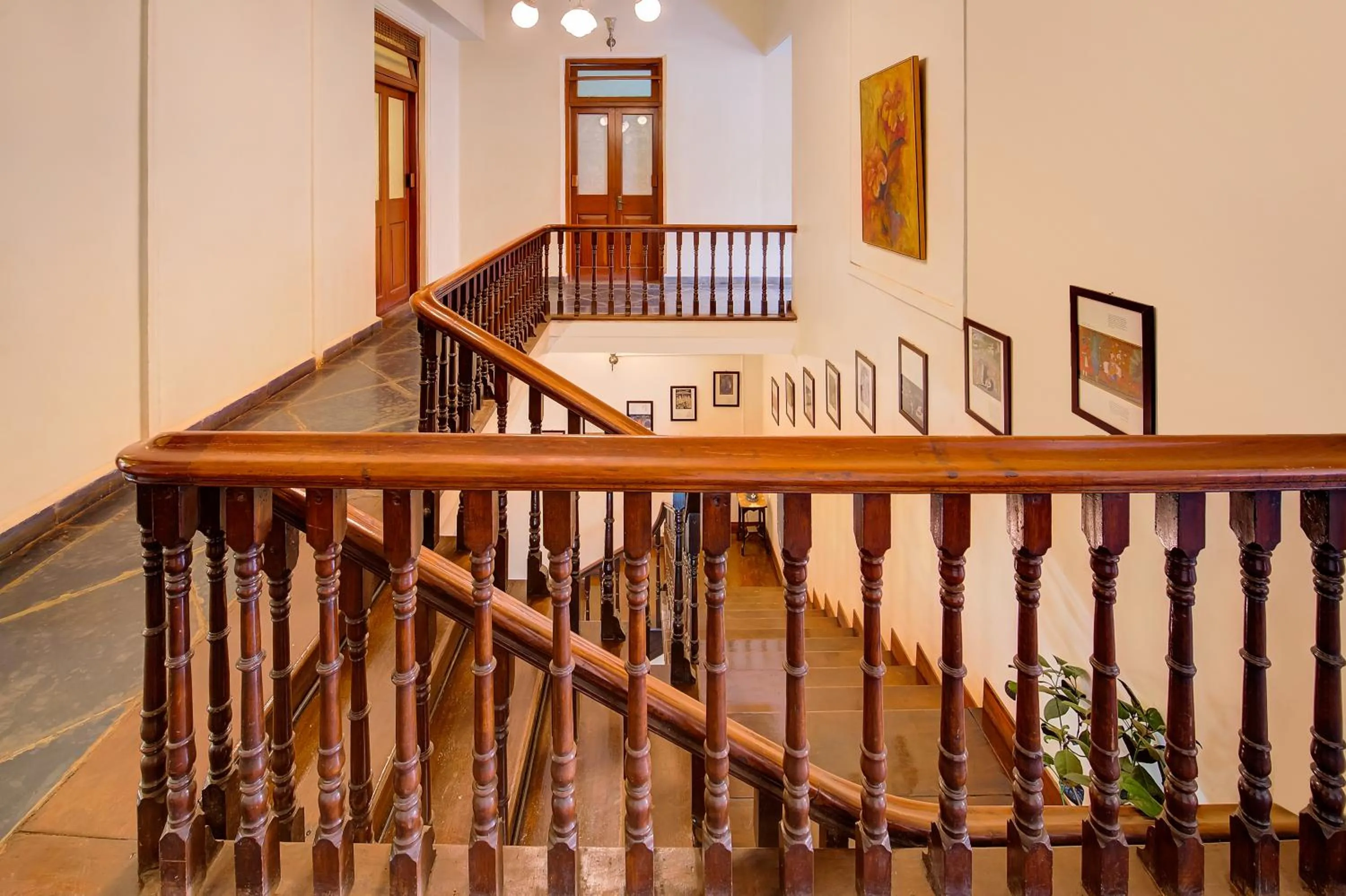 Lobby or reception in WelcomHeritage Shivavilas Palace, HAMPI