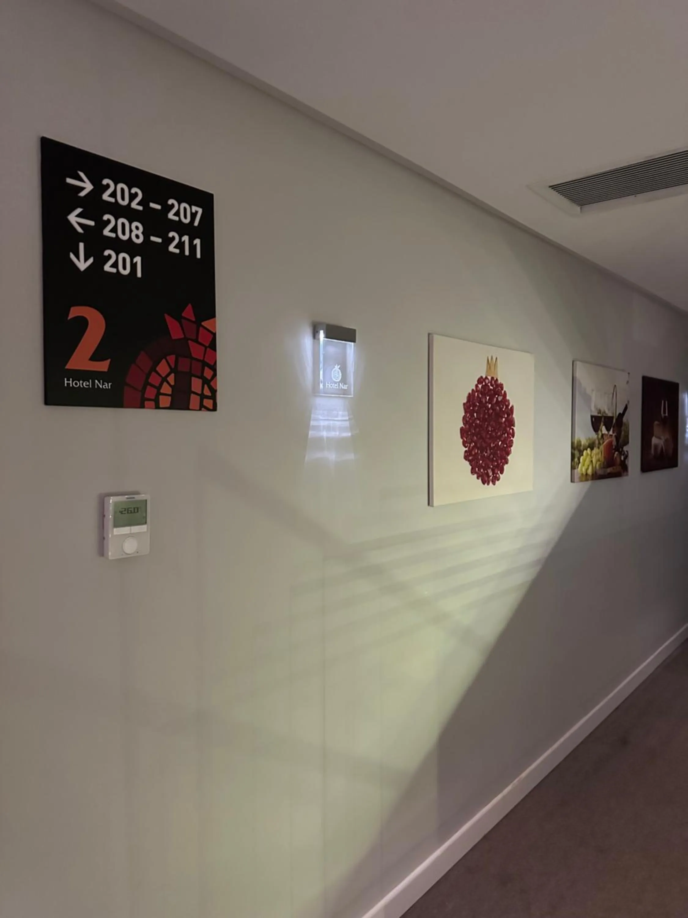 Decorative detail in Hotel Nar