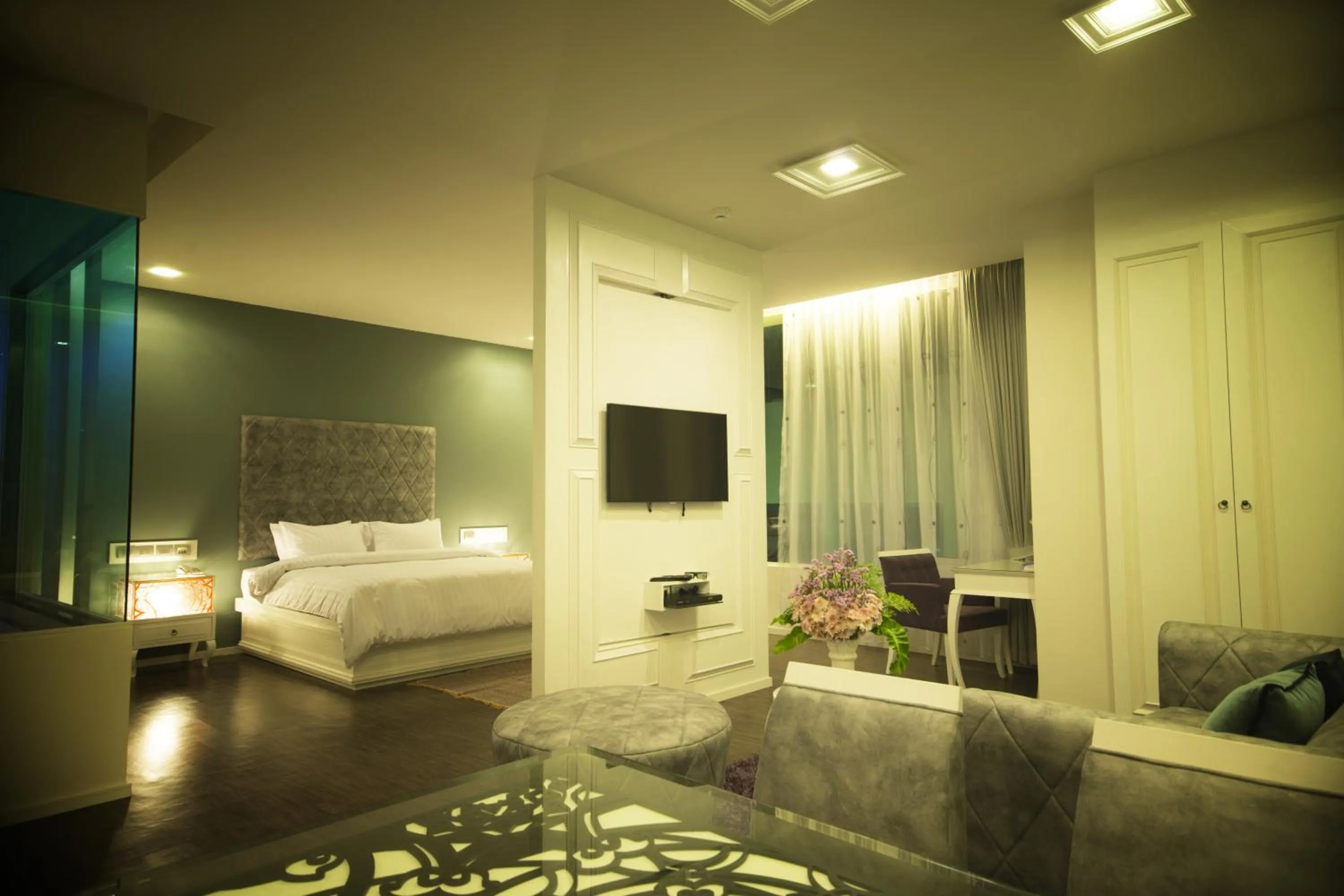 Bed in The Beverly Hills Hotel