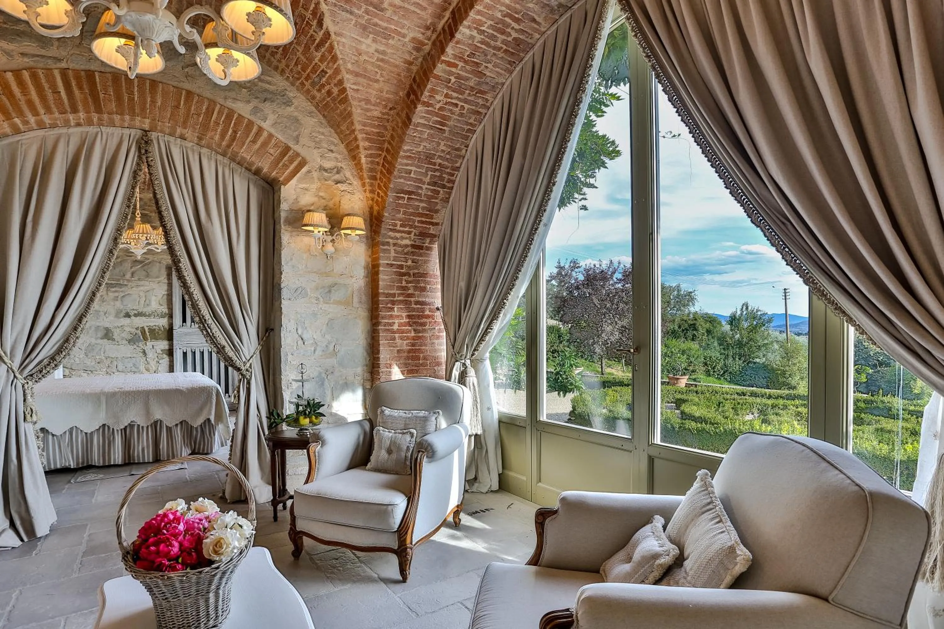 Natural landscape in Villa Le Fontanelle