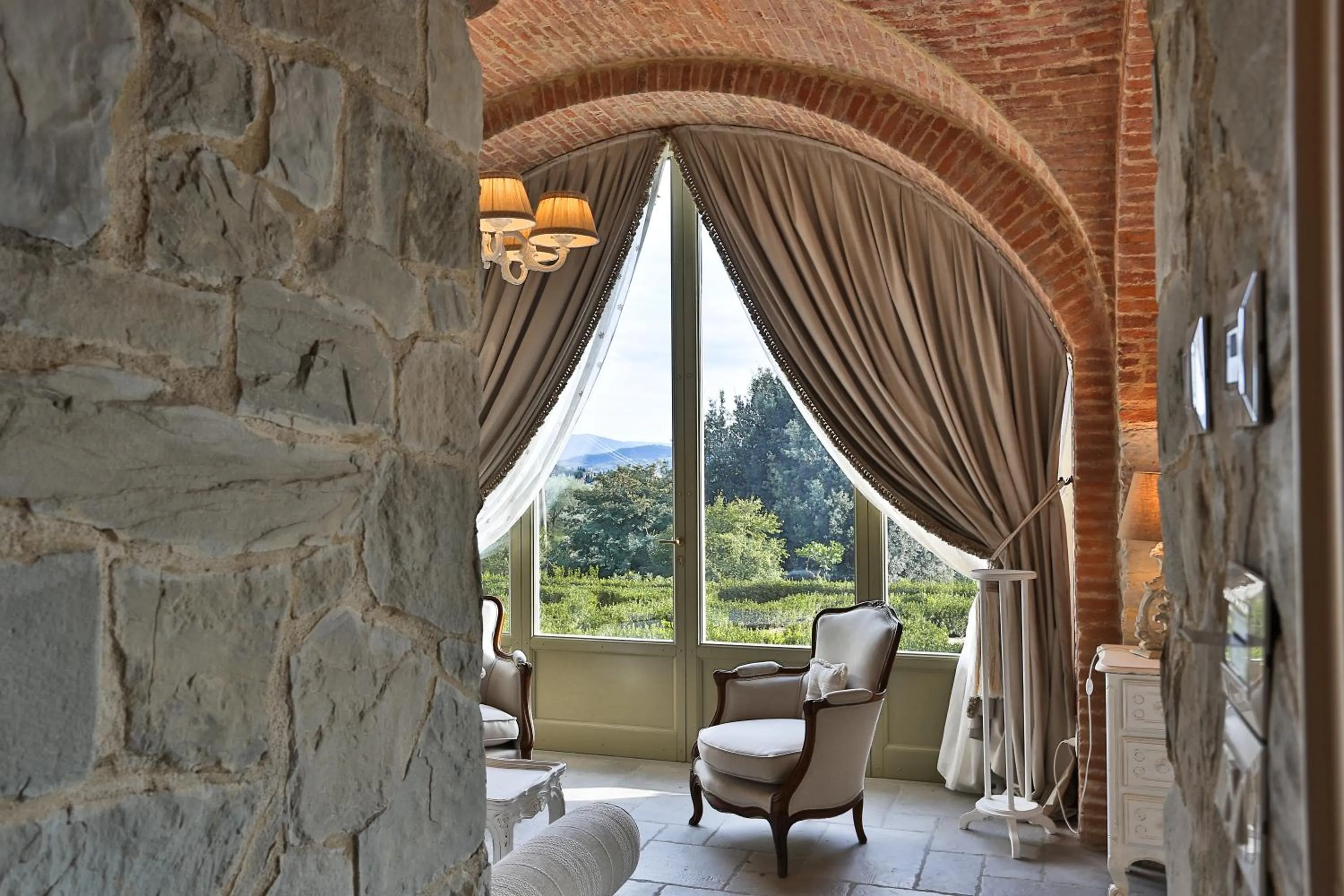 Natural landscape in Villa Le Fontanelle