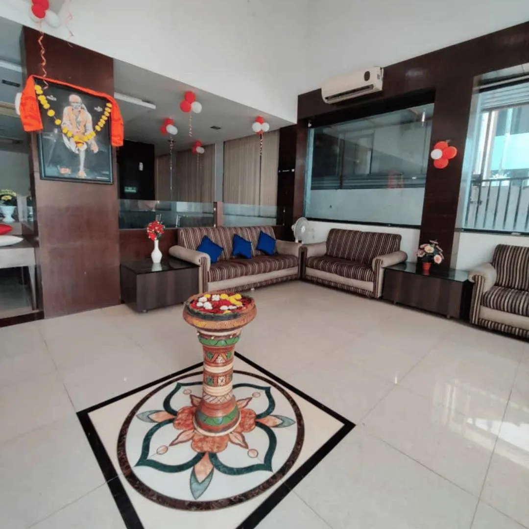 Seating area in Hotel Shree Sai Wada