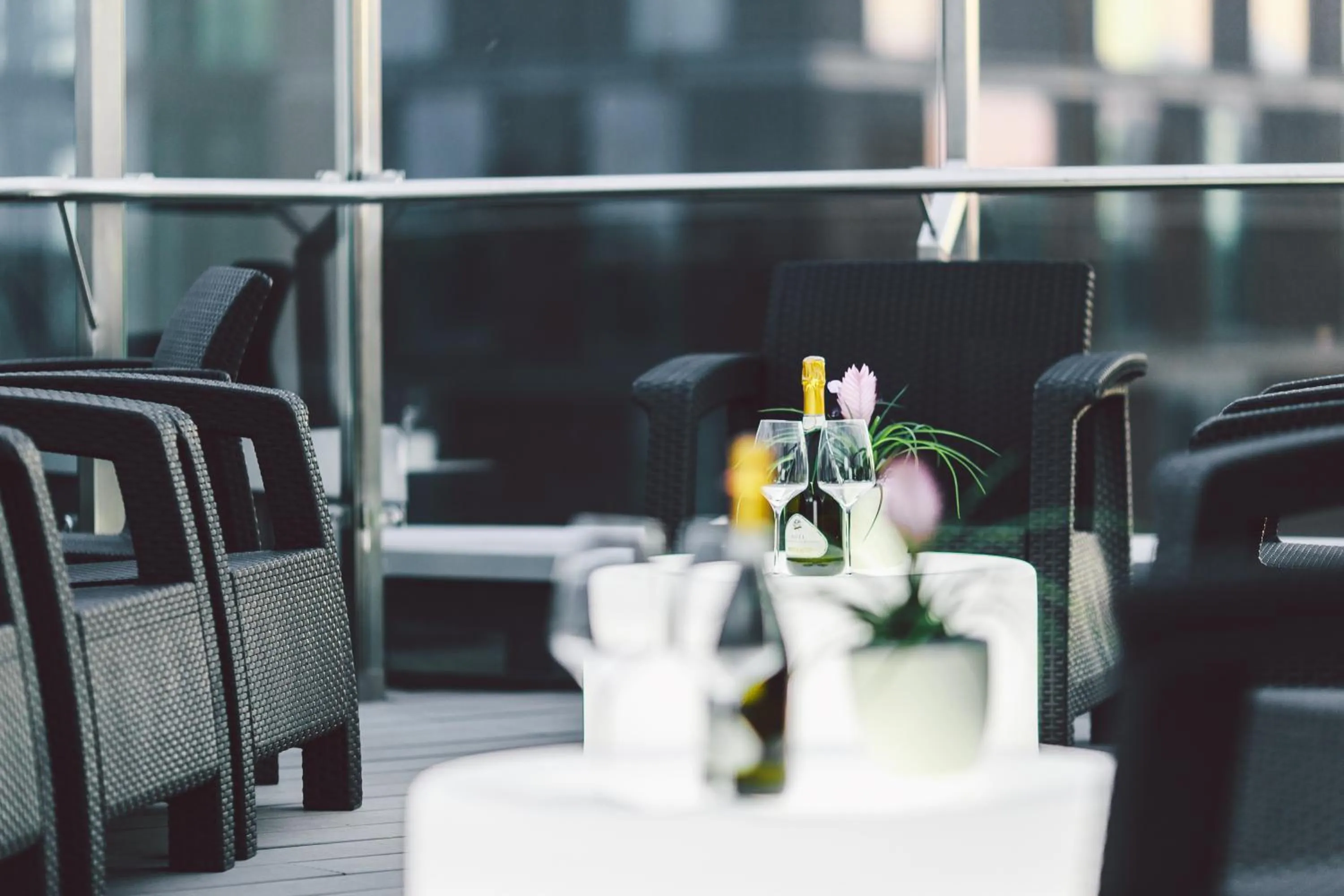 Seating area in Dunetton - self check-in hotel