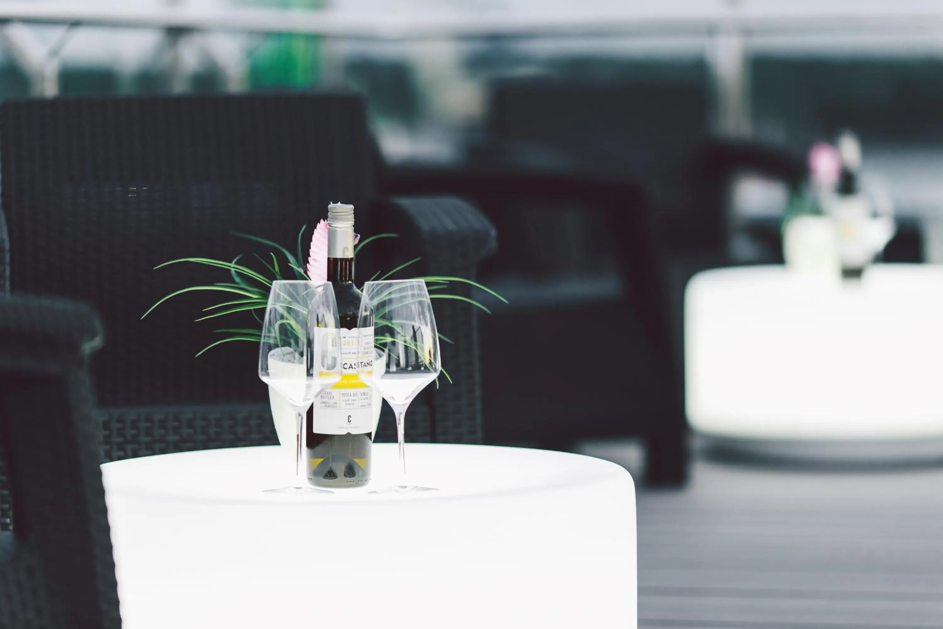 Seating area in Dunetton - self check-in hotel