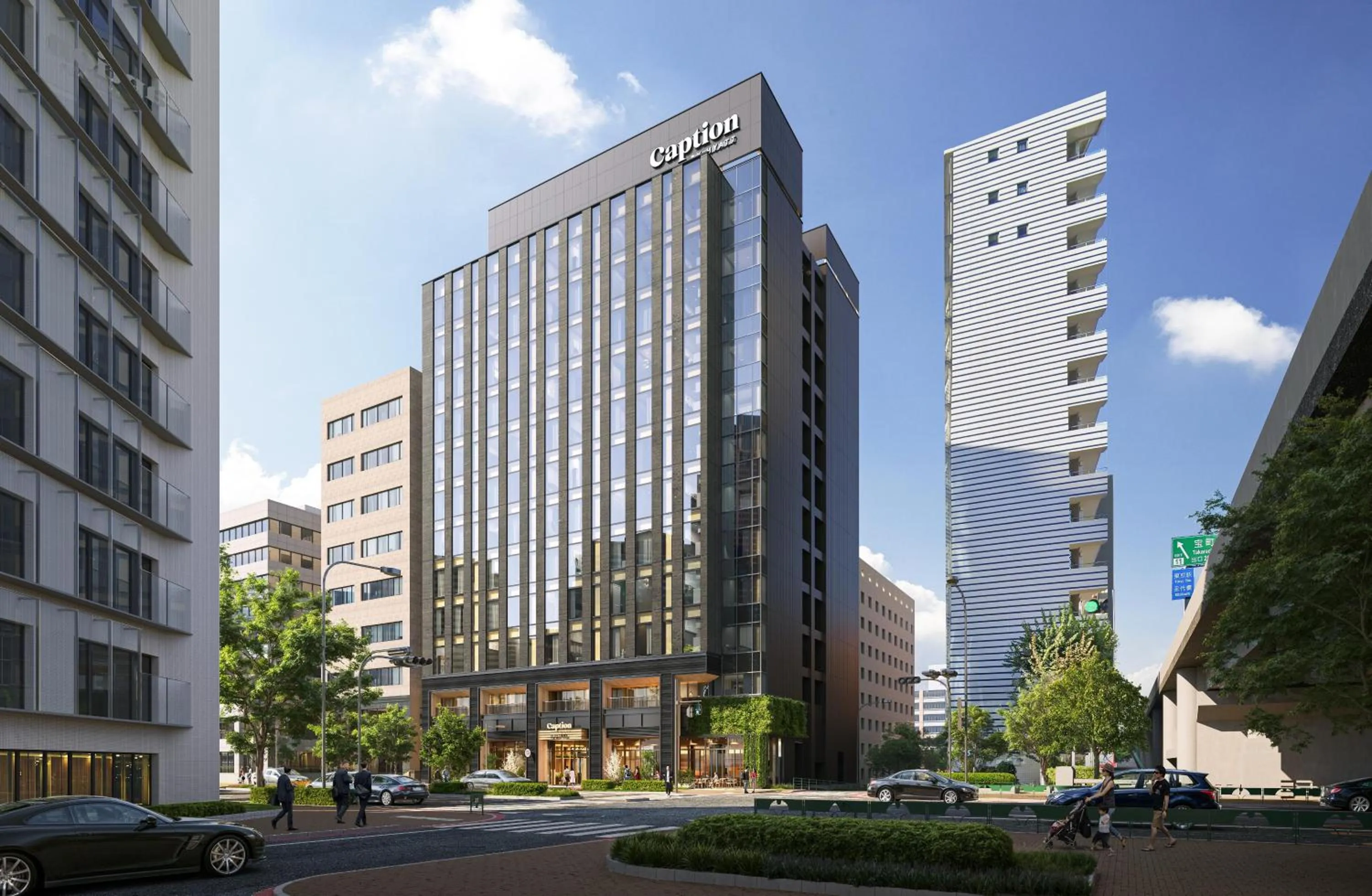 Property building in Caption By Hyatt Kabutocho Tokyo