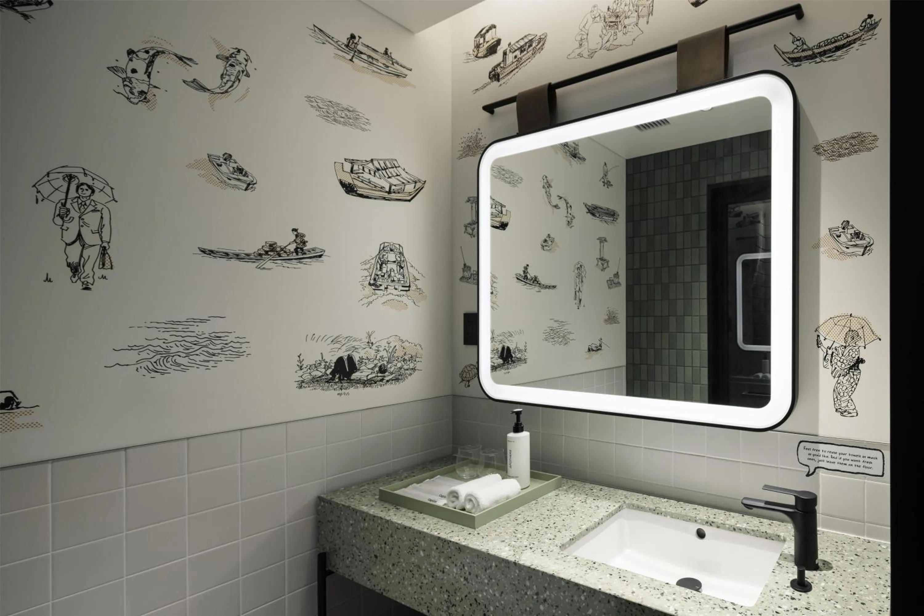 Bathroom in Caption By Hyatt Kabutocho Tokyo