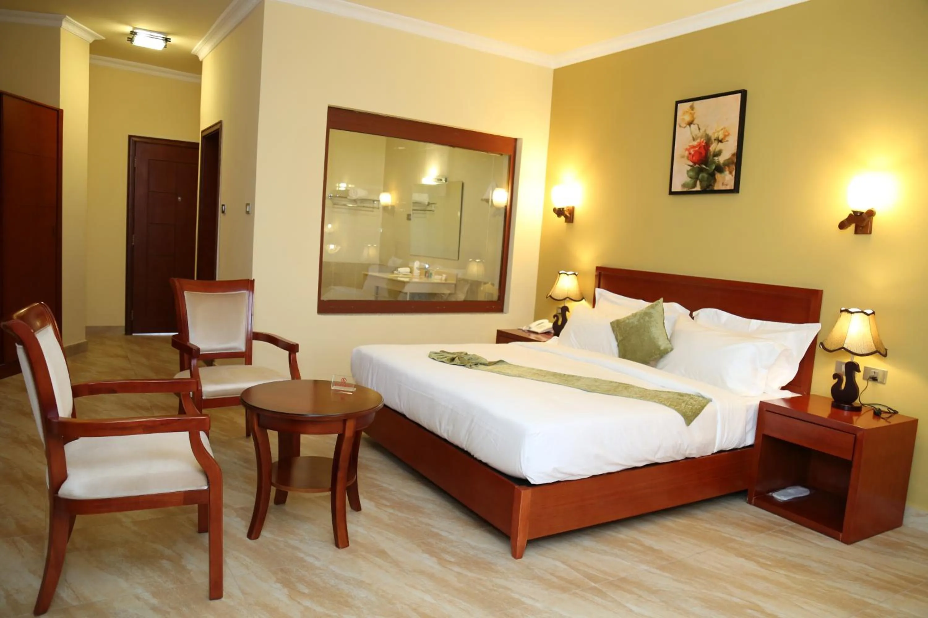 Photo of the whole room, Bed in Ye Afoli International Hotel