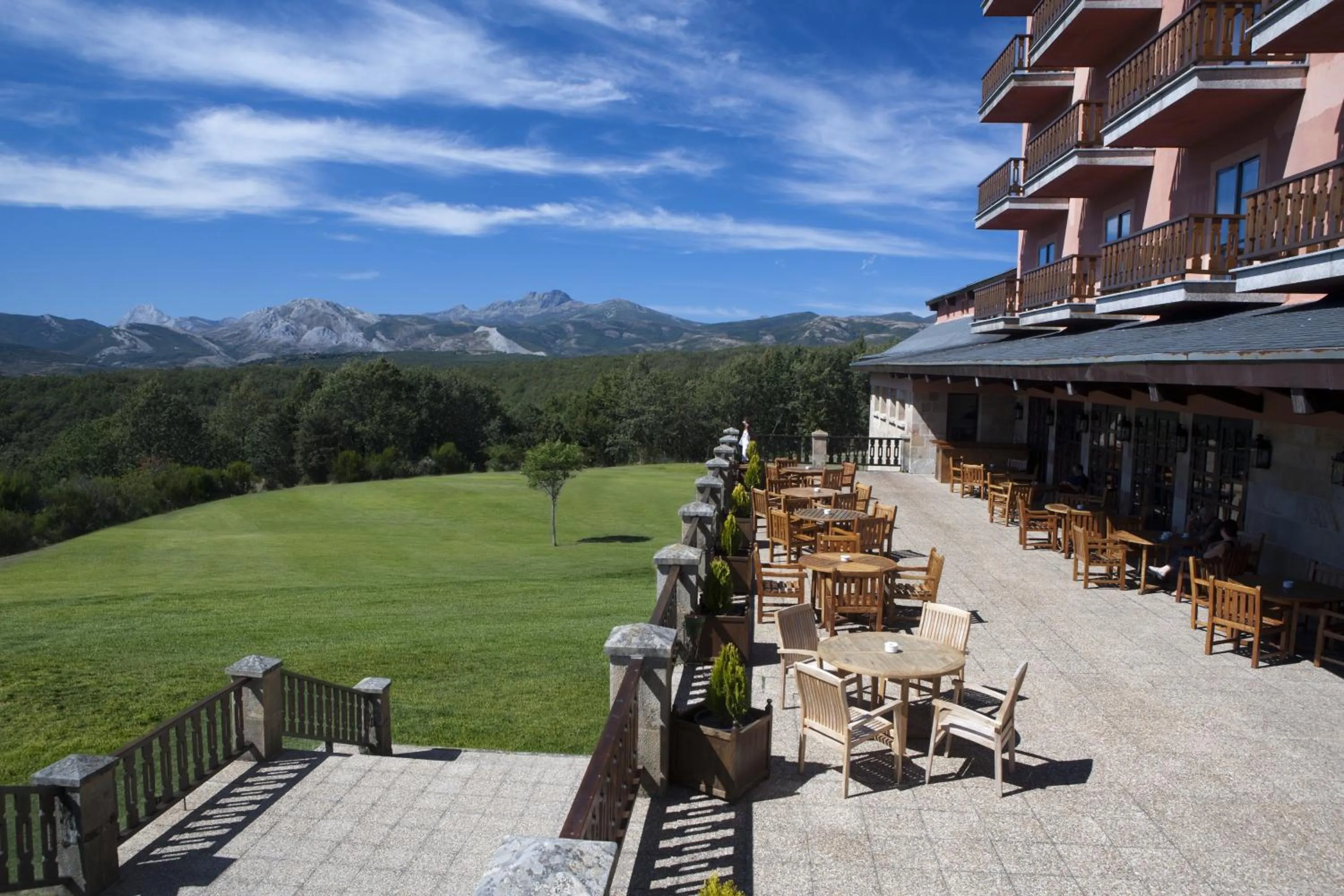 Solarium in Parador de Cervera de Pisuerga