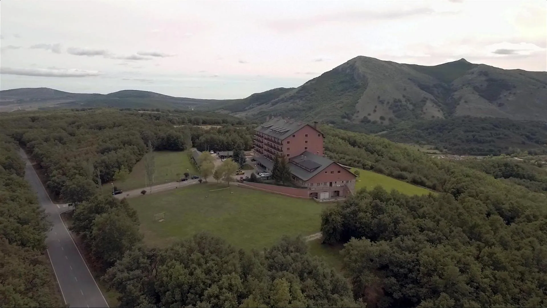 Bird's eye view in Parador de Cervera de Pisuerga