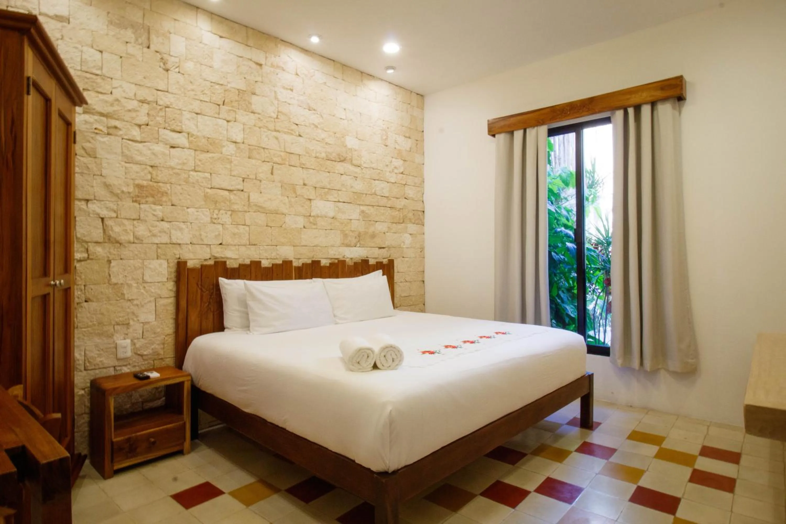 Bed in Hotel Casa Hipil