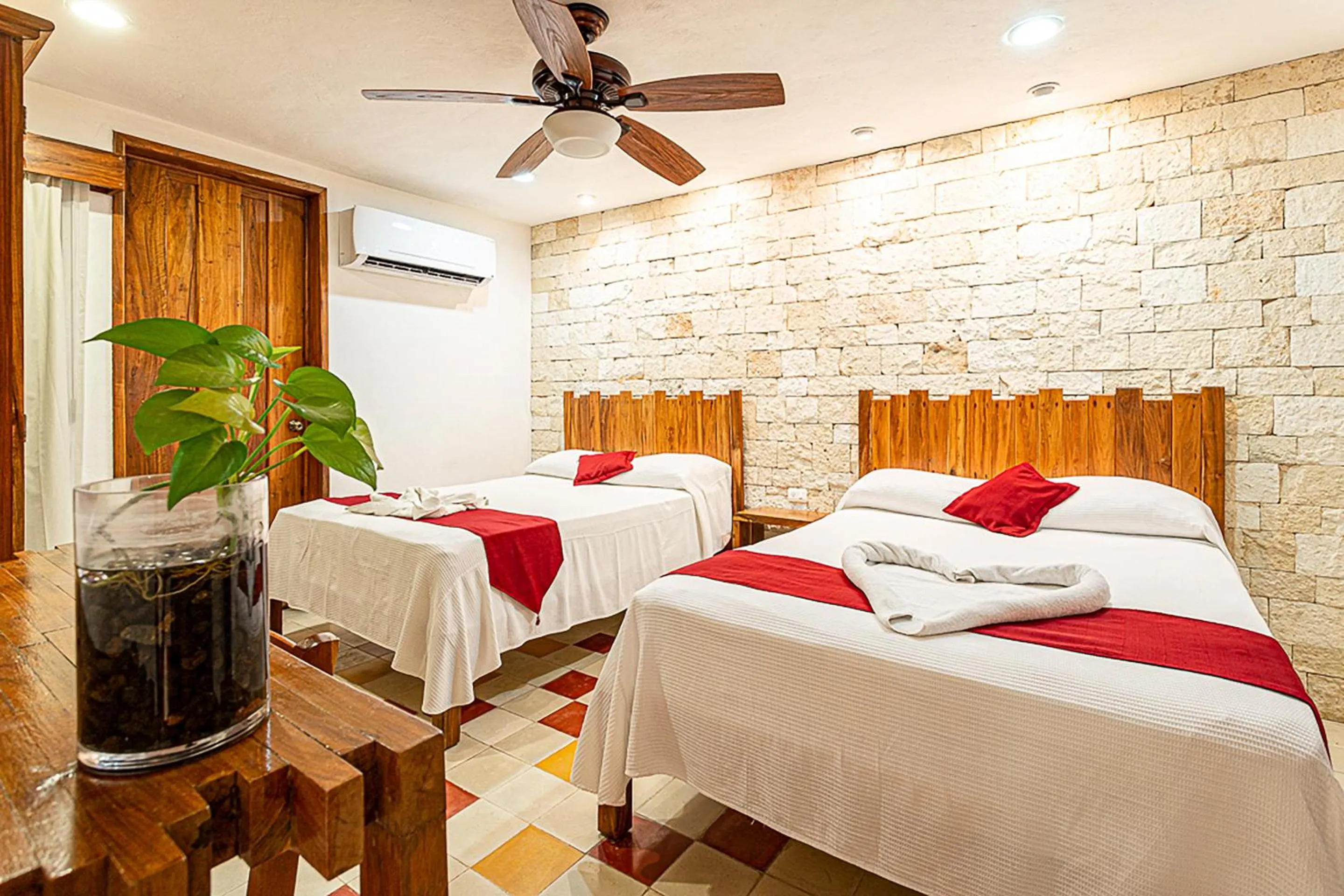 Bed in Hotel Casa Hipil