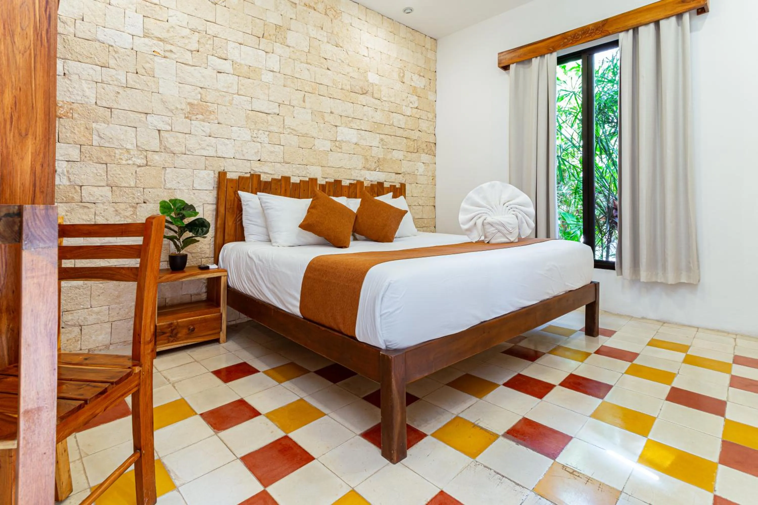 Bed in Hotel Casa Hipil