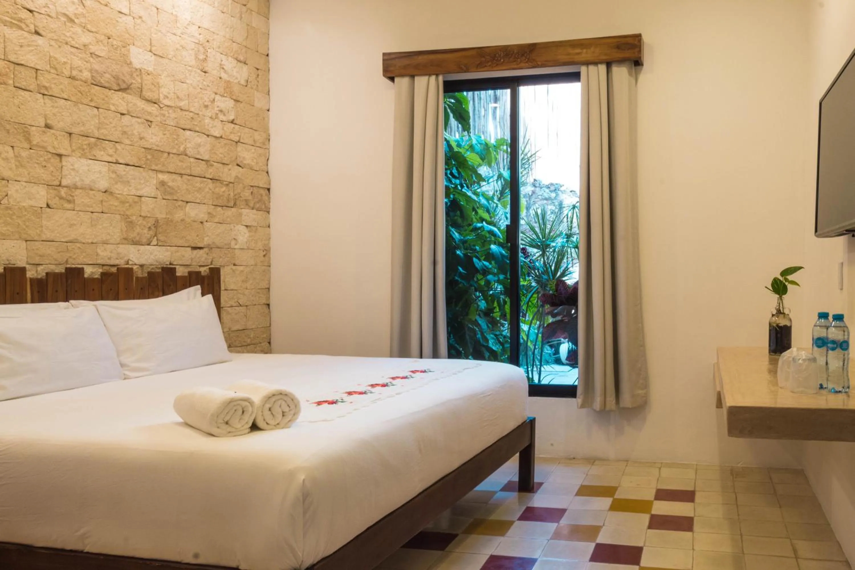 Bed in Hotel Casa Hipil