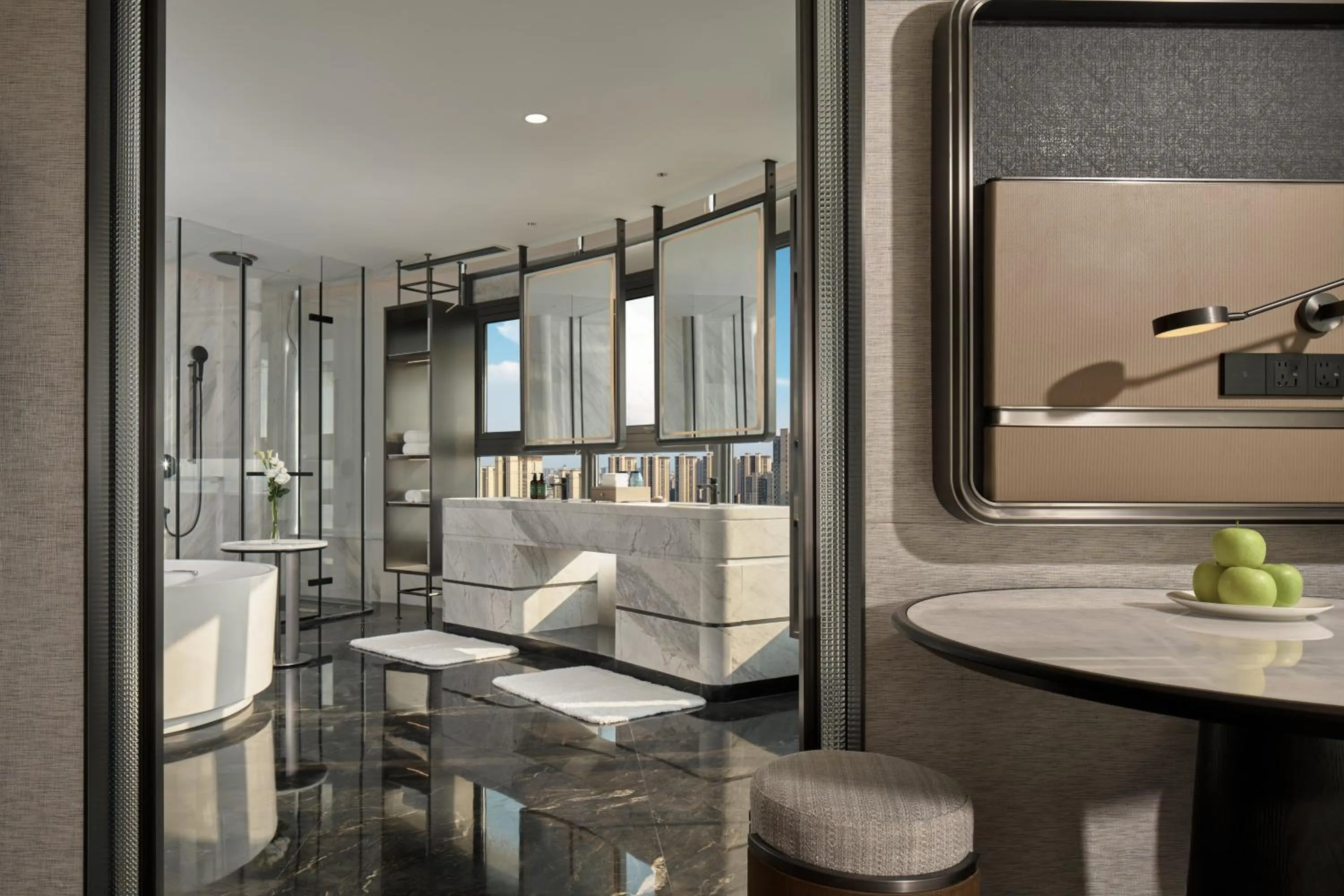 Bathroom in Crowne Plaza Taixing