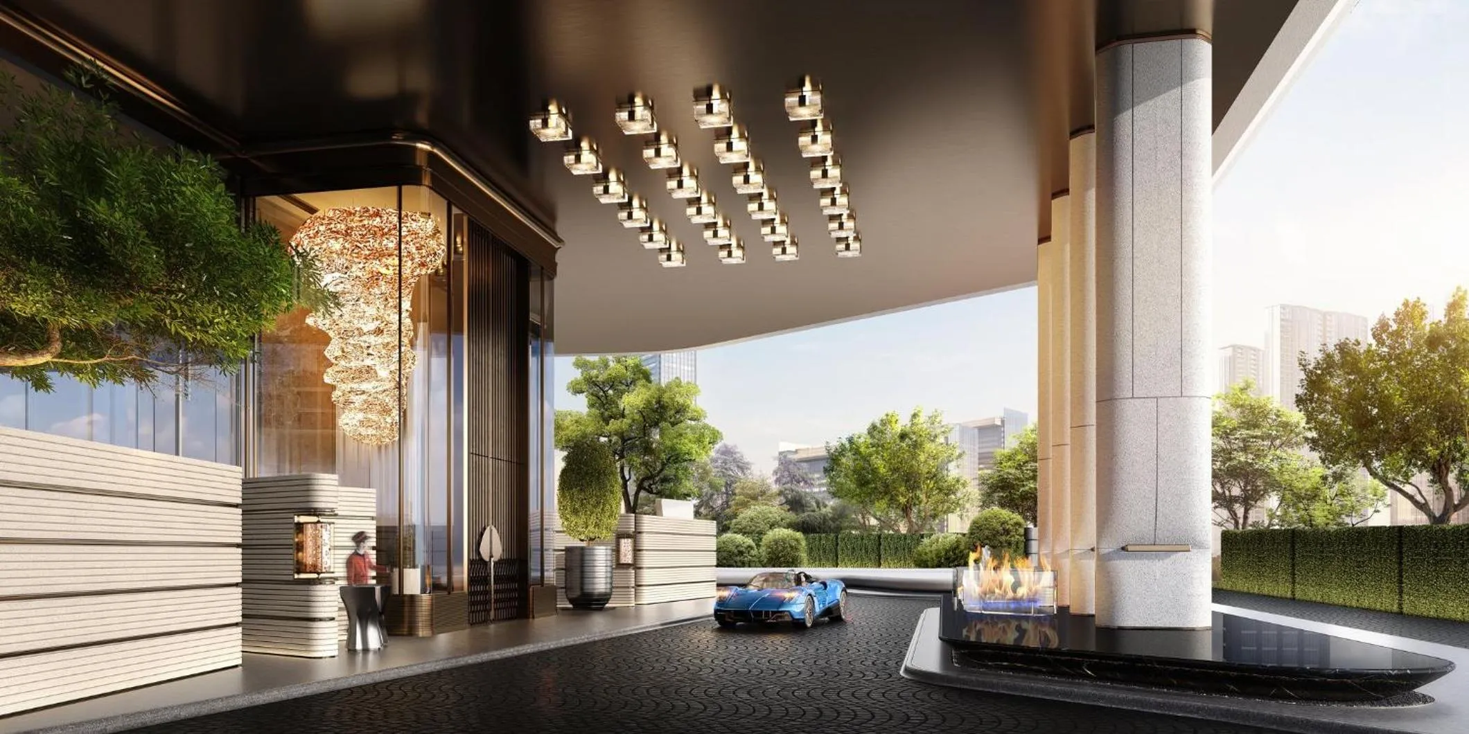 Property building in Crowne Plaza Taixing