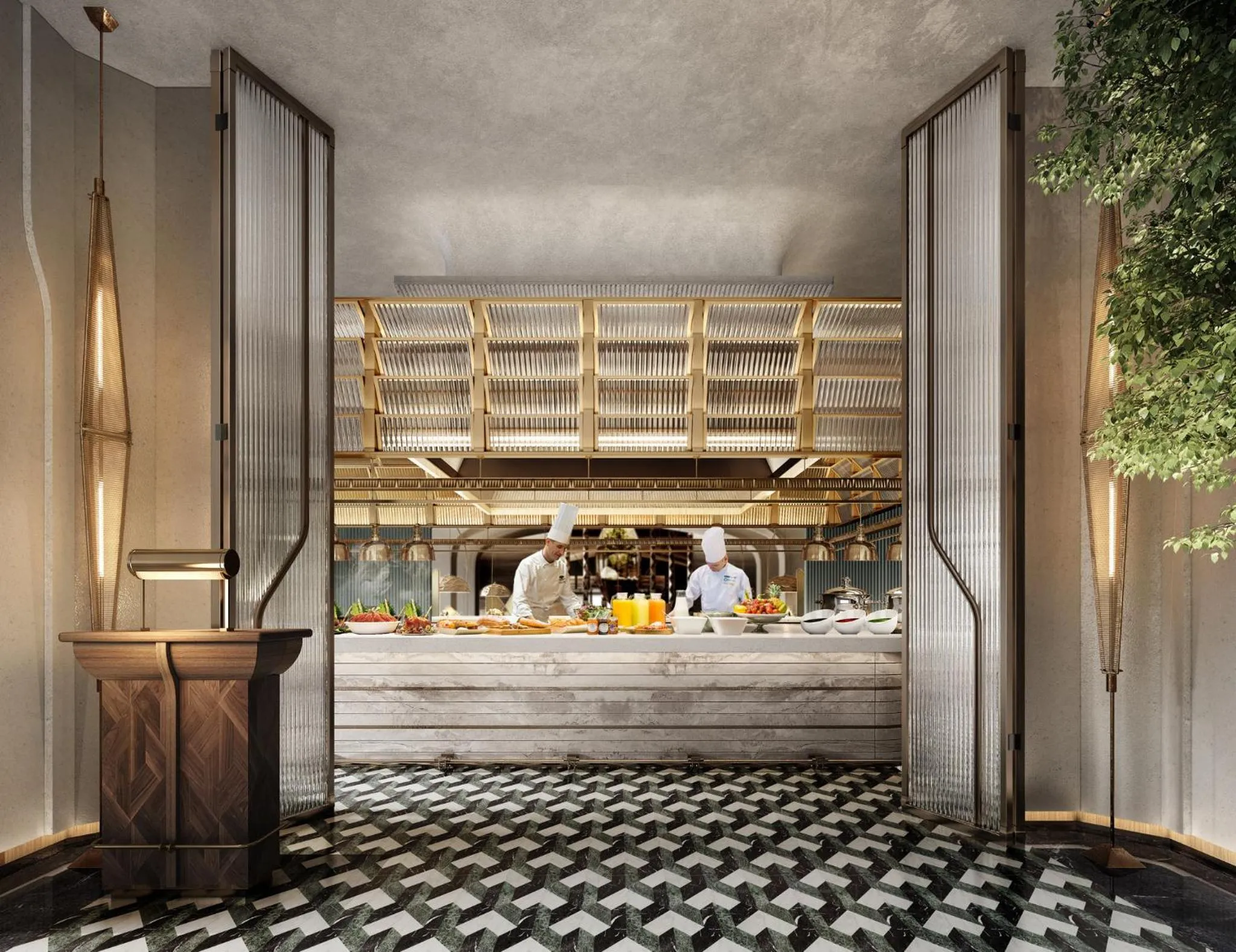 Restaurant/places to eat in Crowne Plaza Taixing