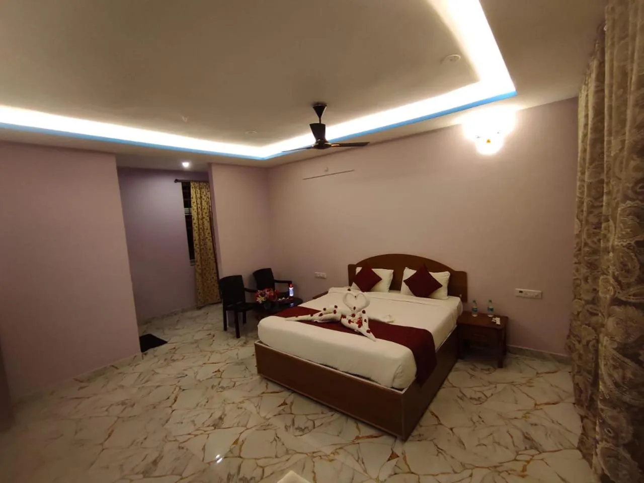 Bed in Sharma Jee Farm House Yercaud