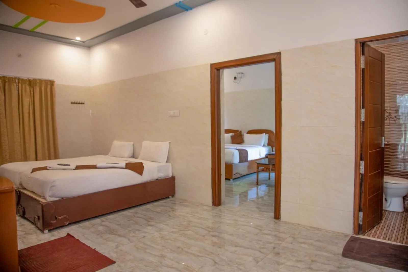 Bed in Sharma Jee Farm House Yercaud