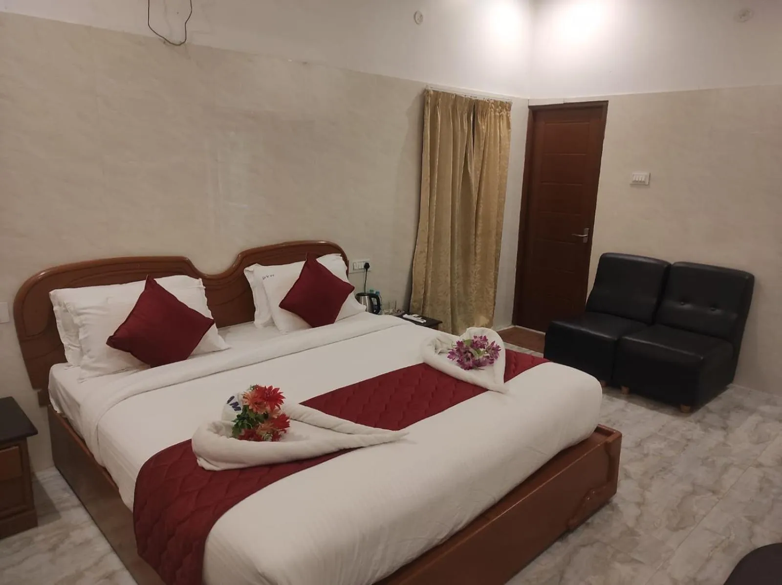 Bed in Sharma Jee Farm House Yercaud