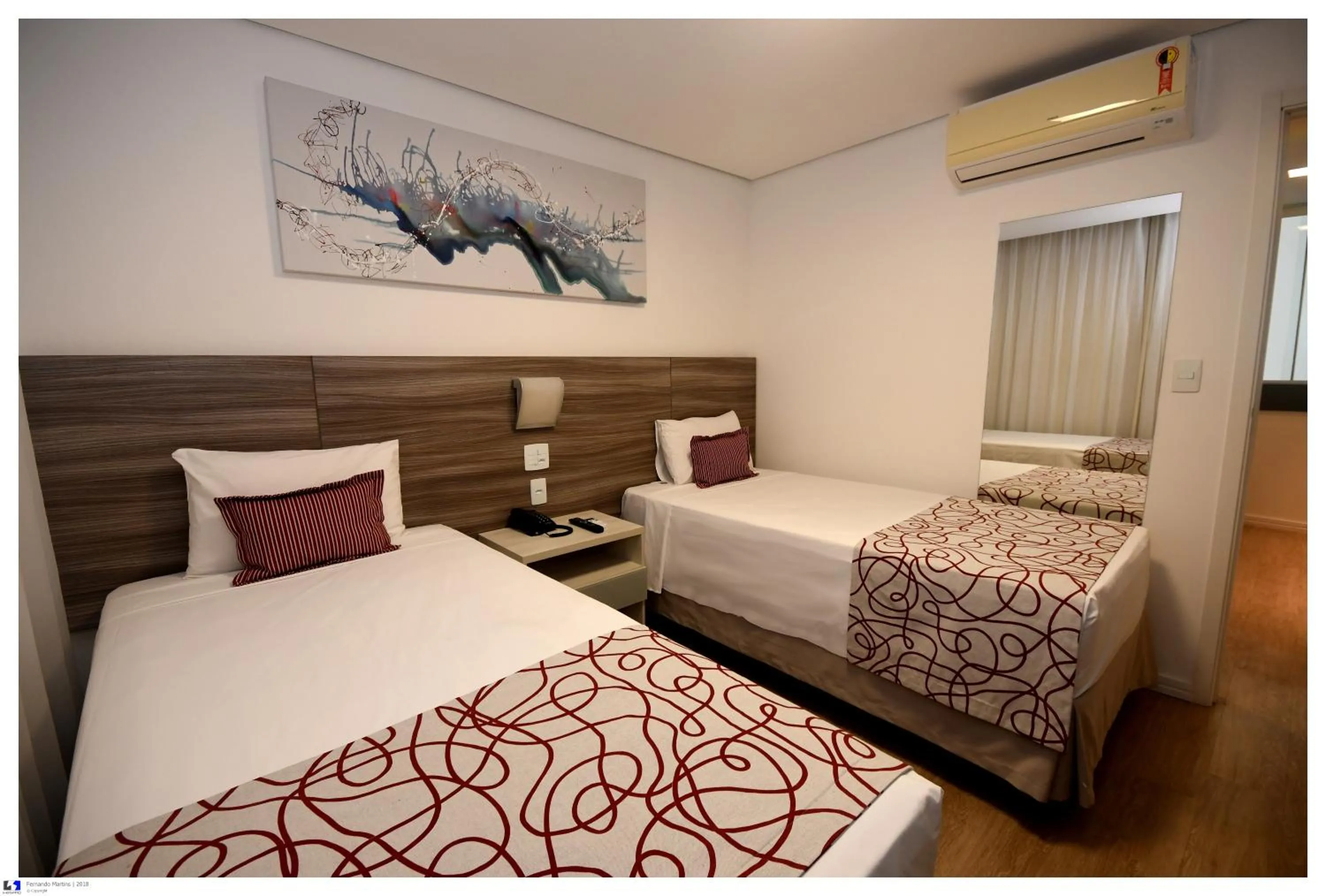 Bed in IT Itabira Hotel