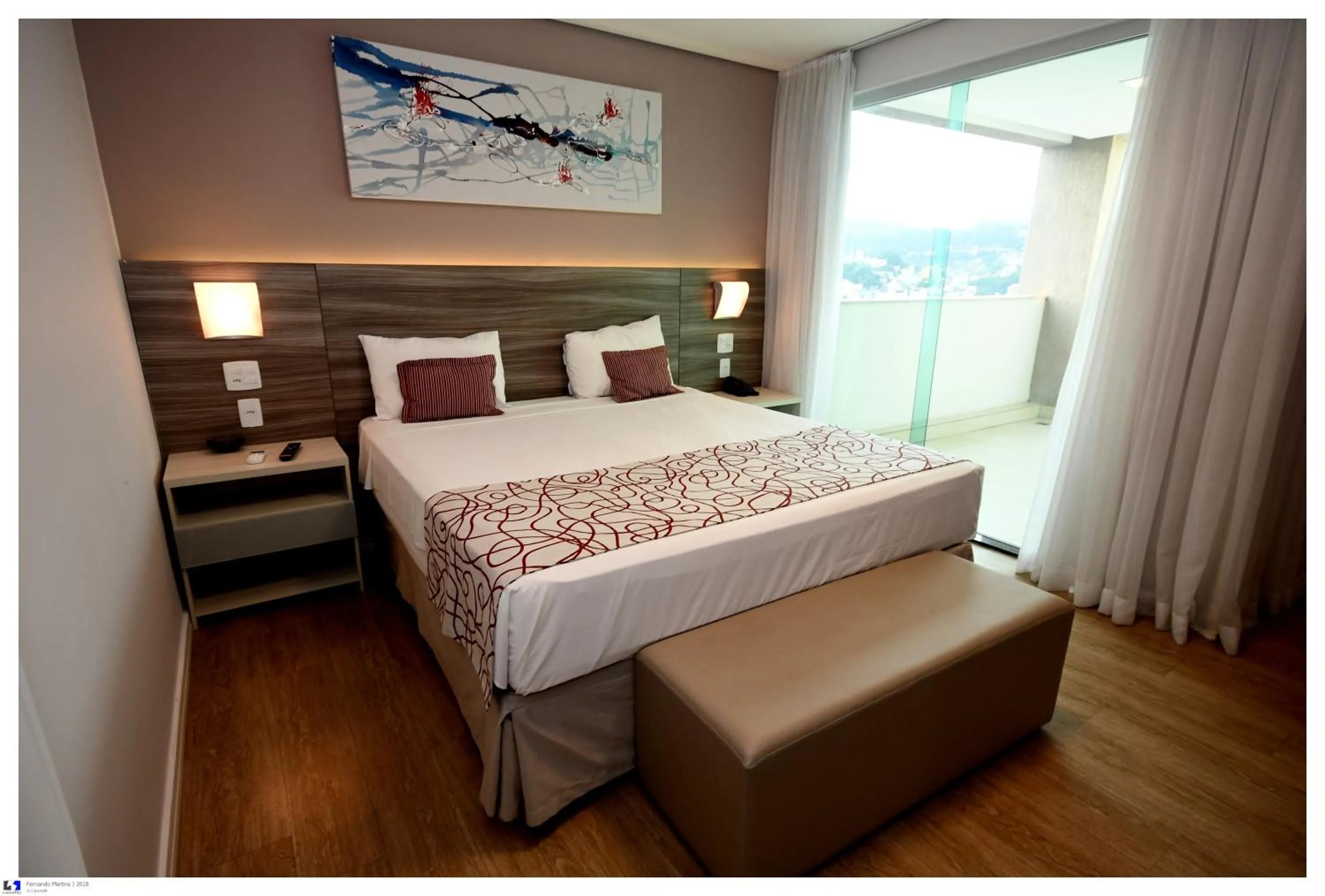 Bed in IT Itabira Hotel