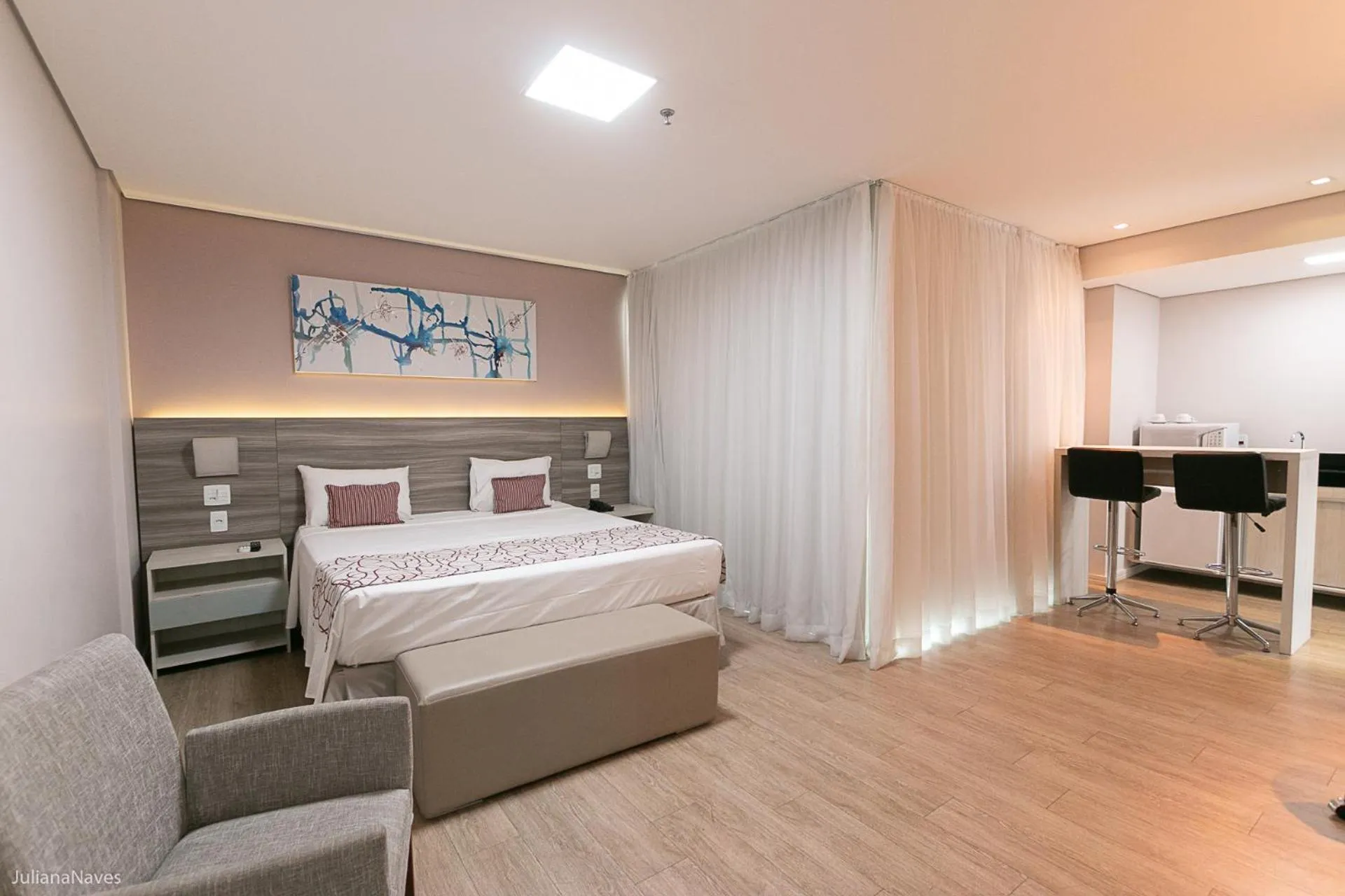 Bed in IT Itabira Hotel