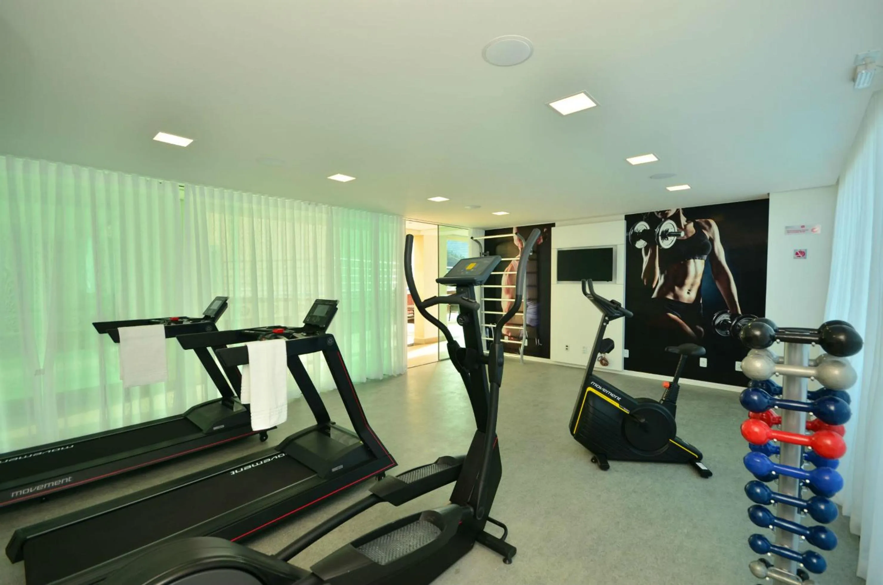 Fitness centre/facilities in IT Itabira Hotel