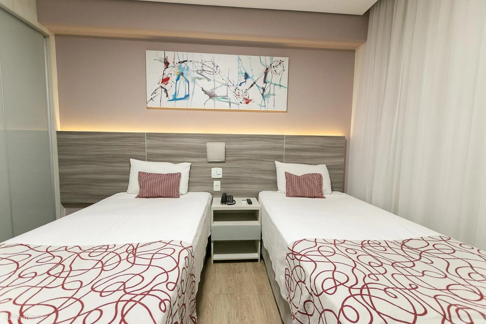 Bed in IT Itabira Hotel