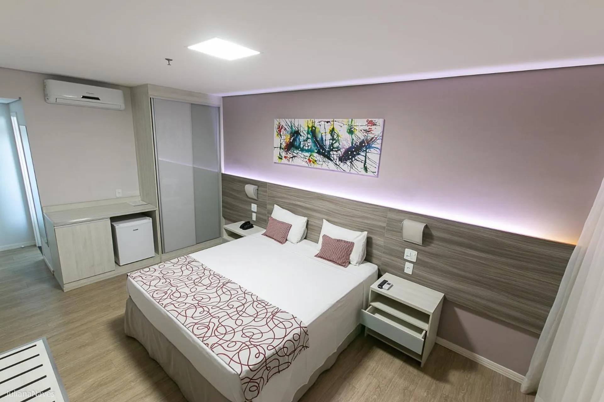 Bed in IT Itabira Hotel