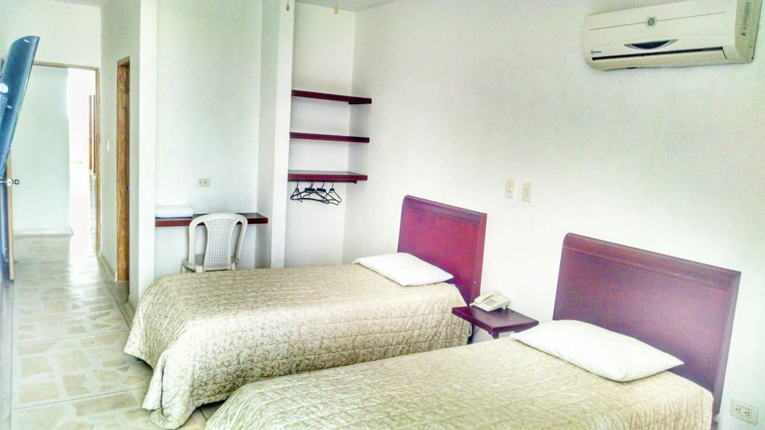 Bed in Del Parque Hotel