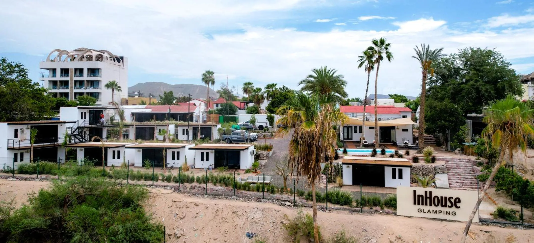 Property building in InHouse Glamping Hotel La Paz