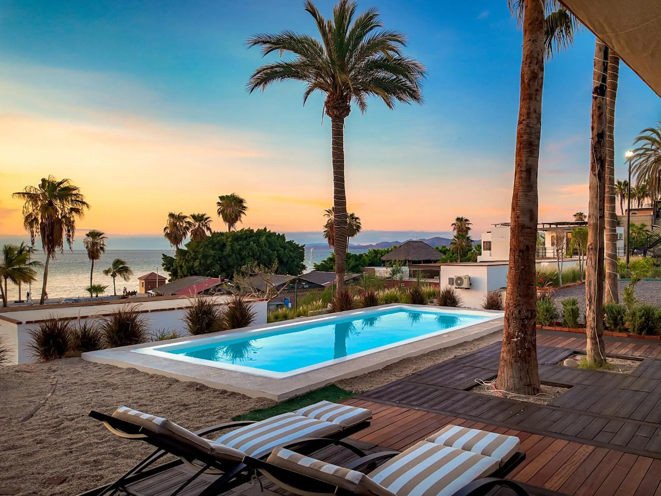 Patio in InHouse Glamping Hotel La Paz