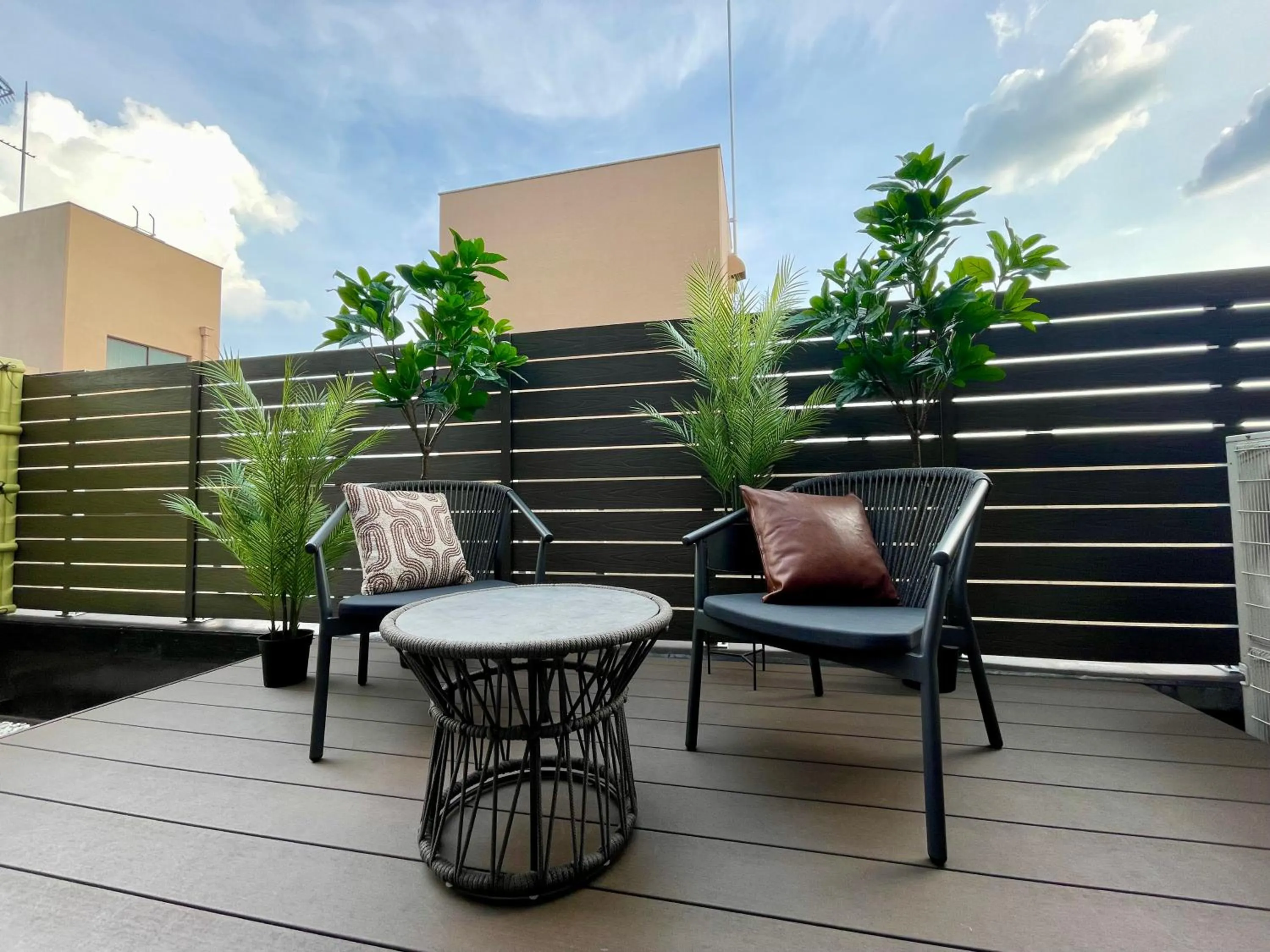 Balcony/Terrace in R&Run Kyoto Serviced Apartment & Suites