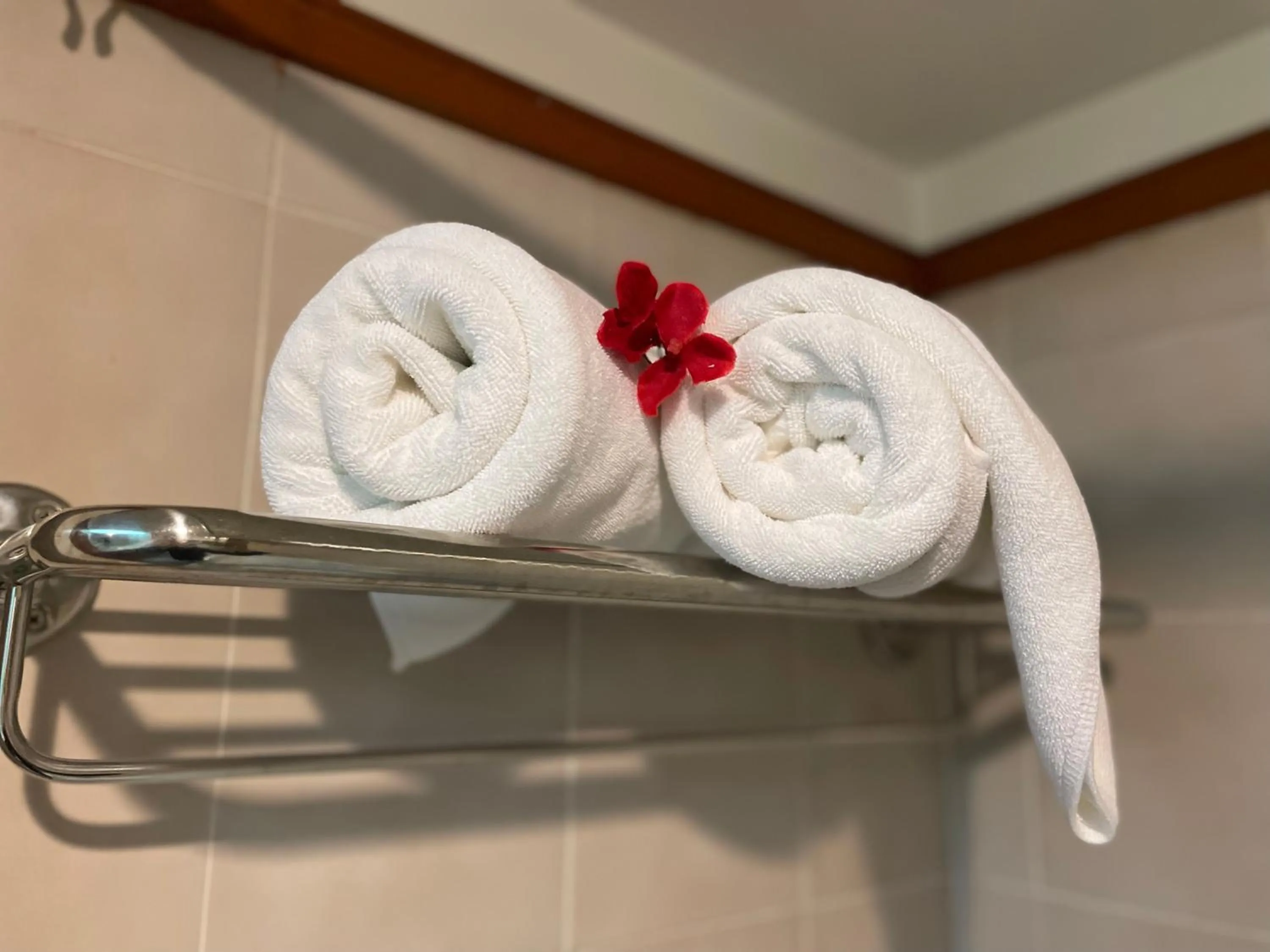 towels in Songphanburi Hotel