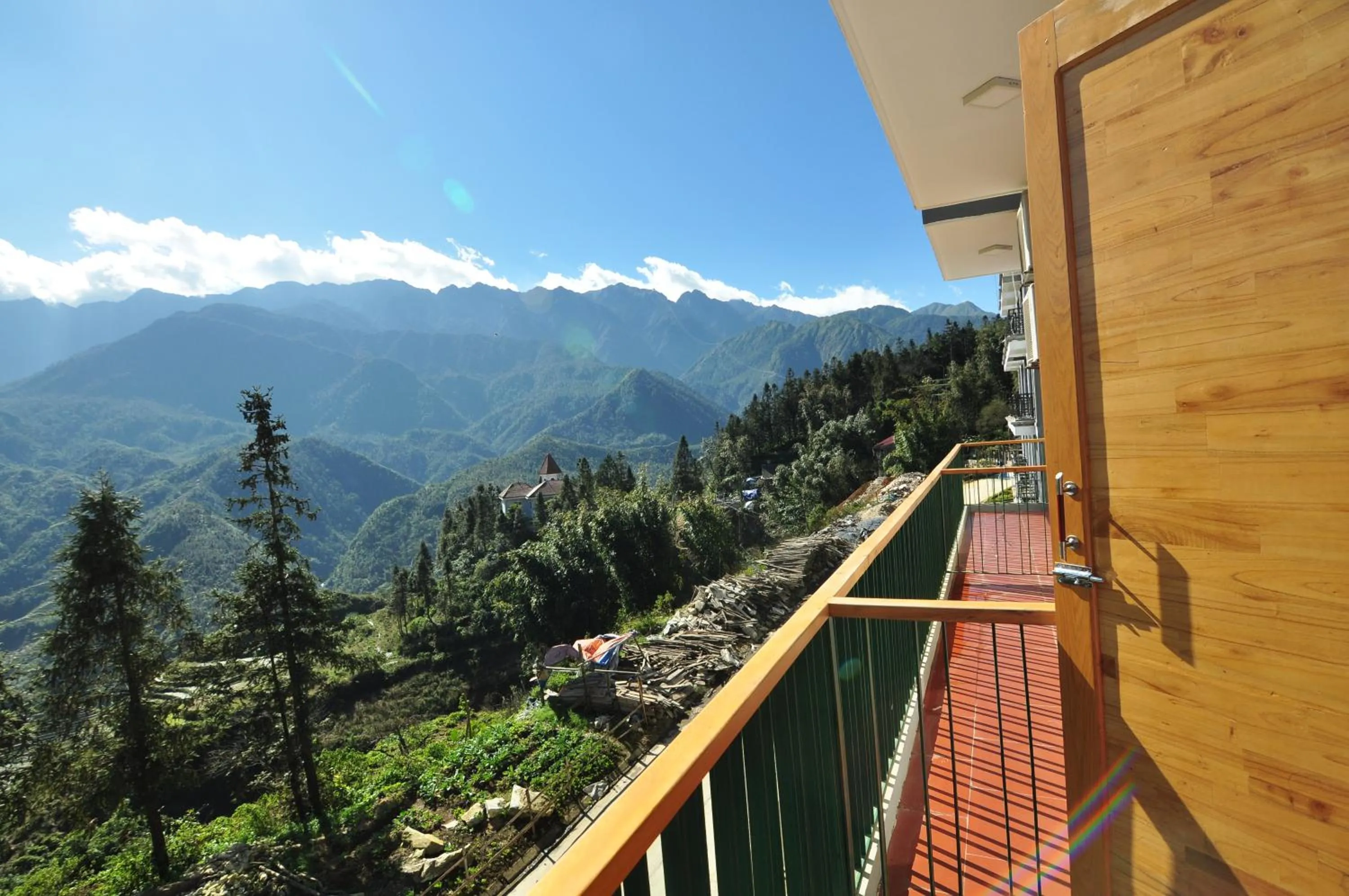 Balcony/Terrace in Sapa Scenery Hotel
