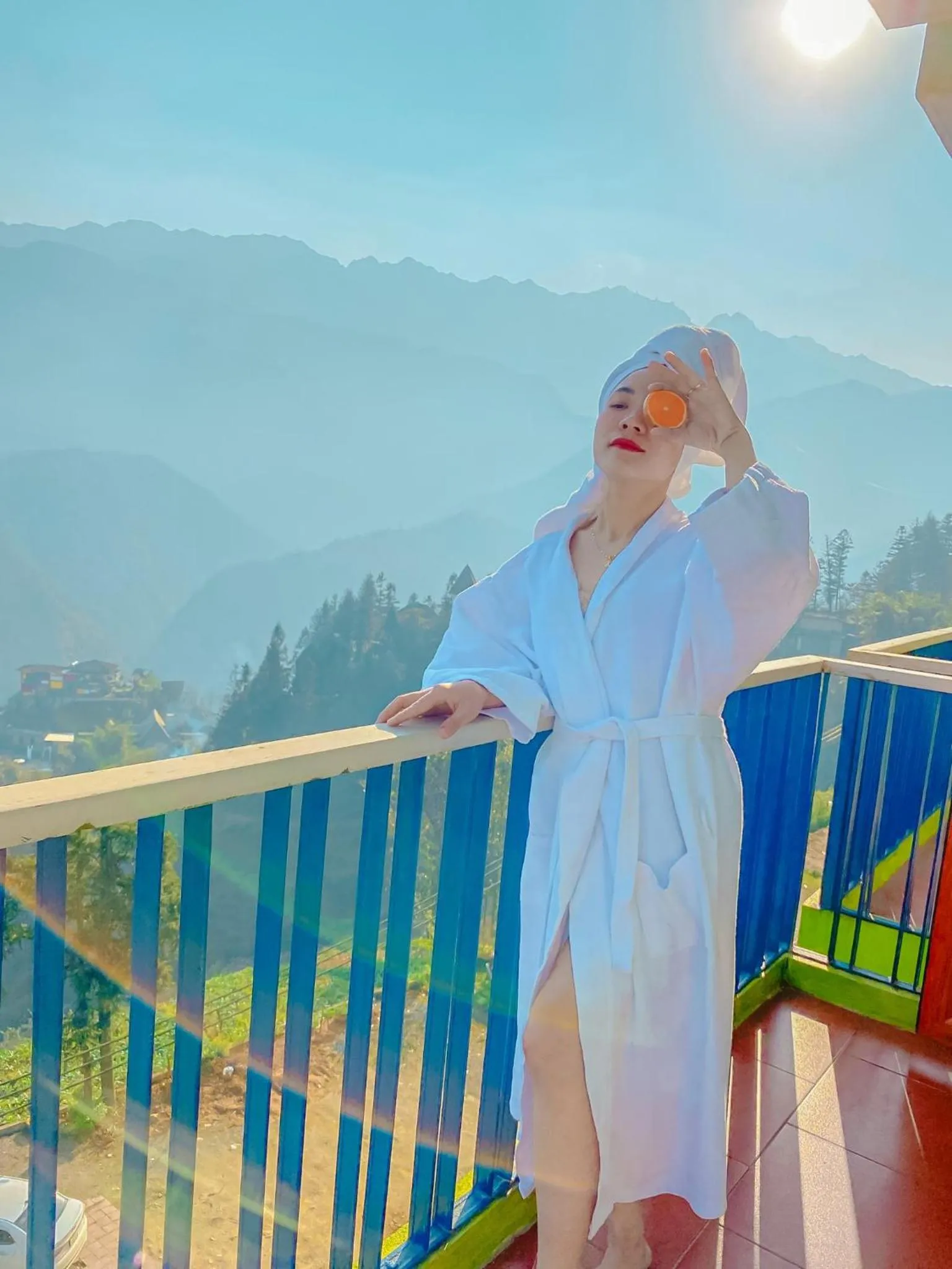 Mountain view in Sapa Scenery Hotel