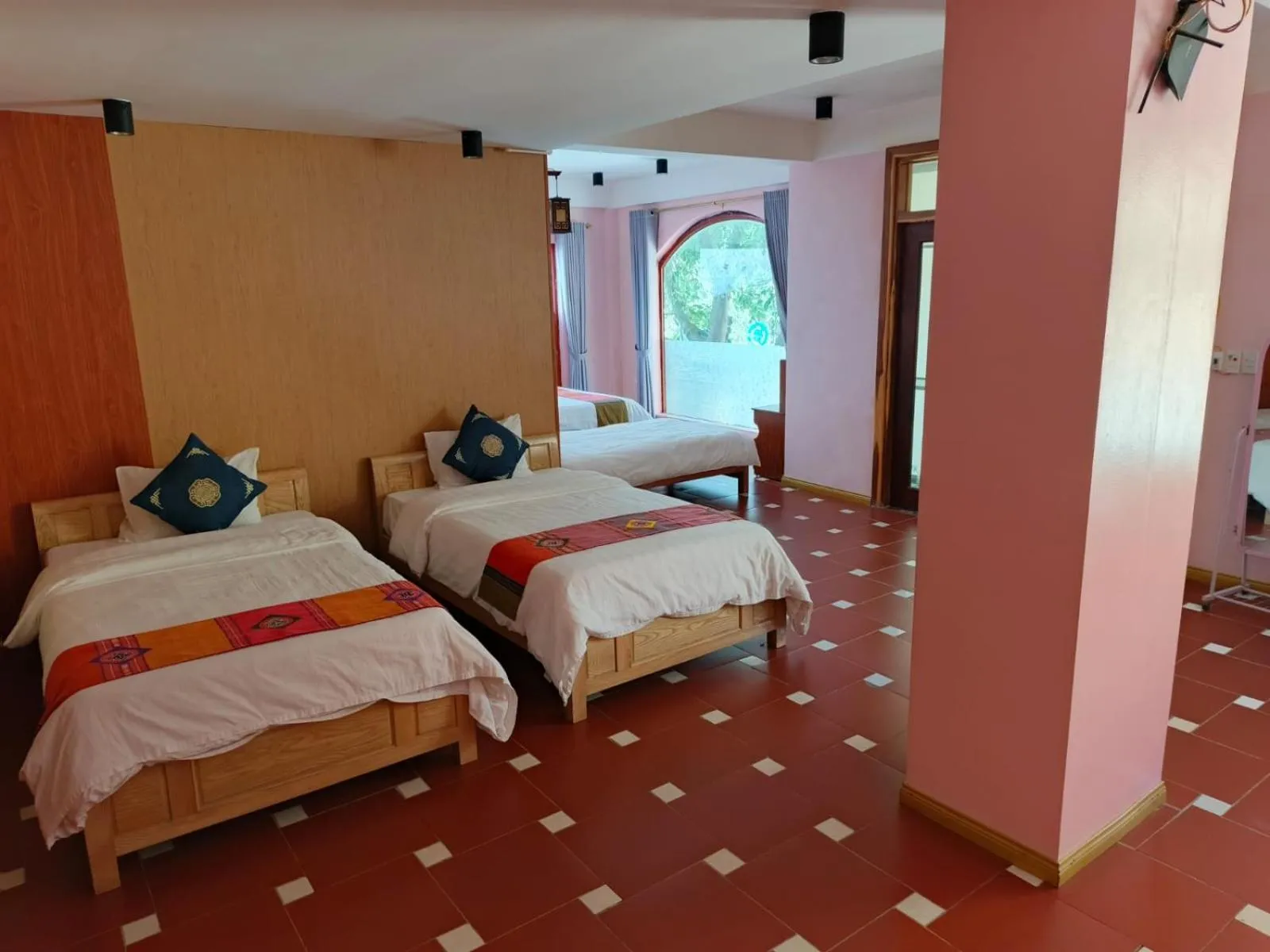 Bed in Sapa Scenery Hotel