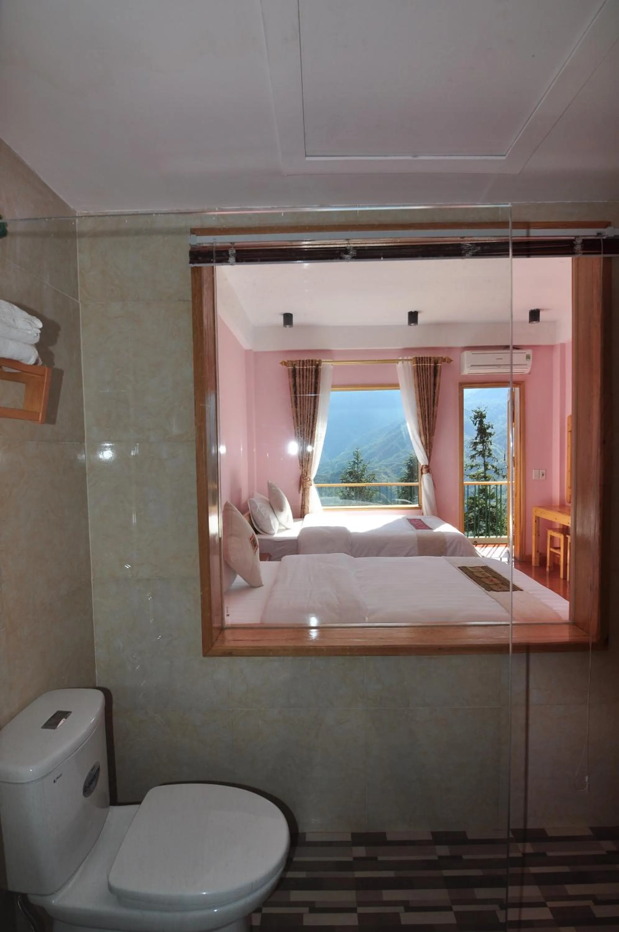 bunk bed in Sapa Scenery Hotel