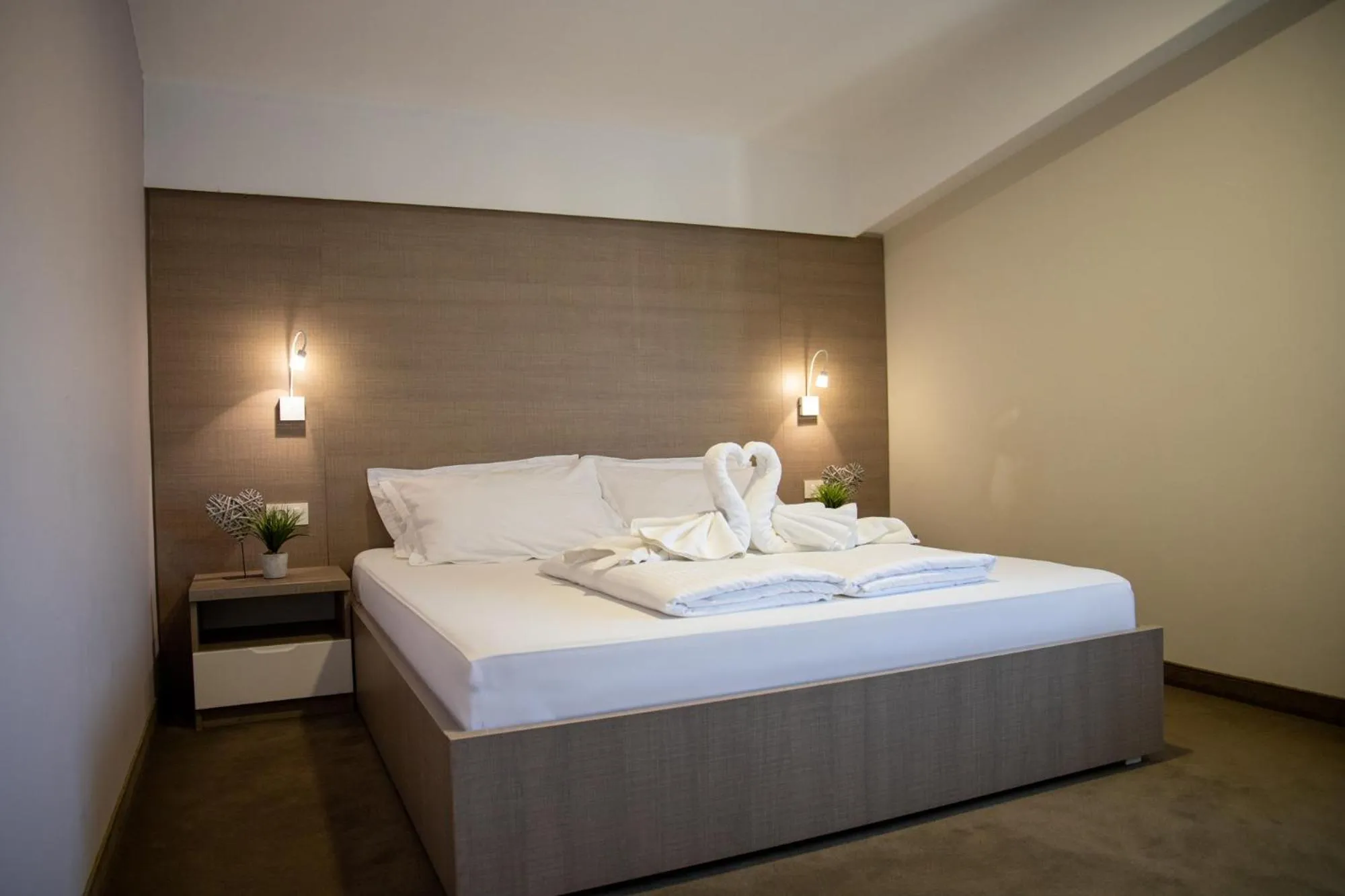 Bed in Hotel Narenta