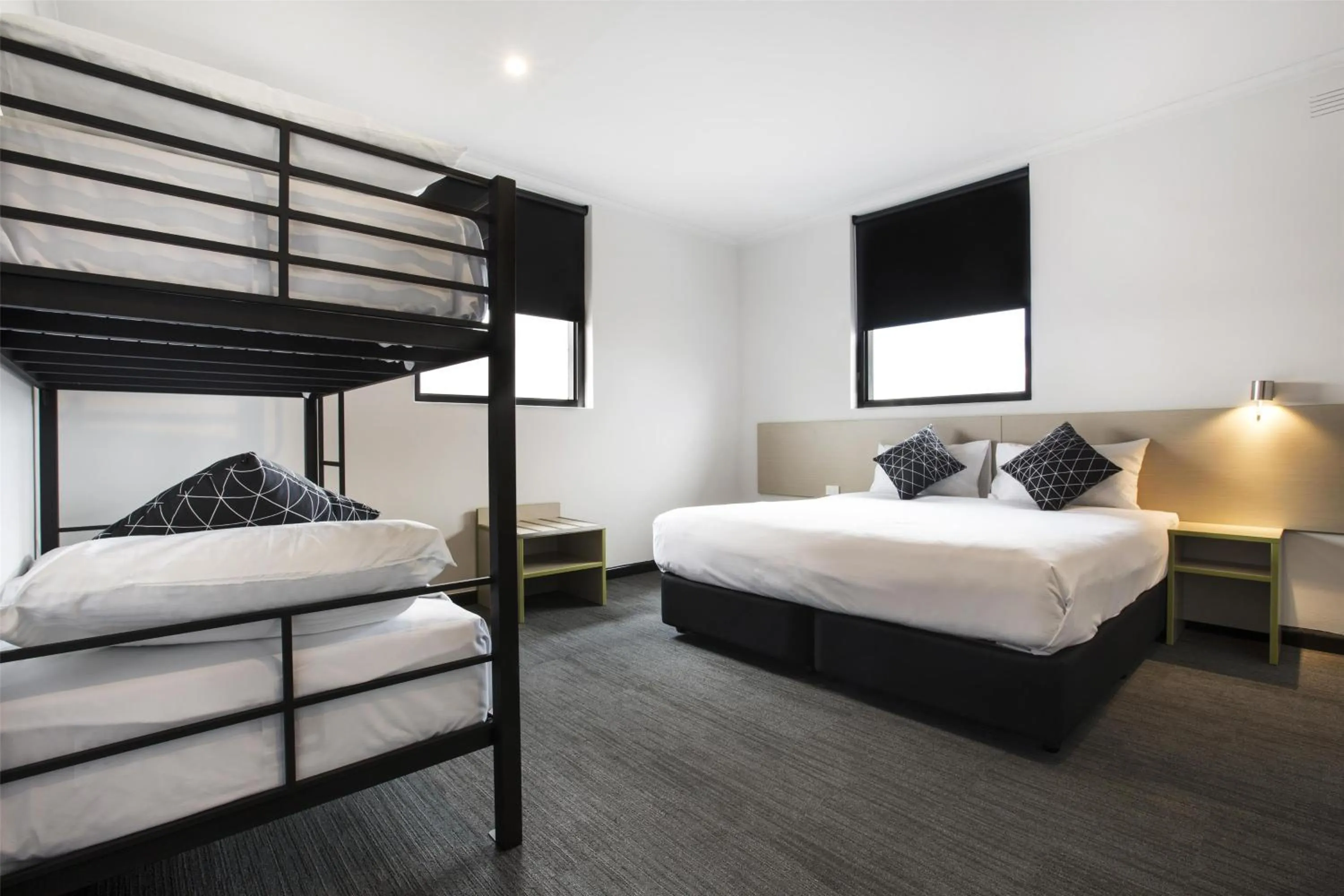 Bedroom, Bed in Nightcap at St Albans Hotel